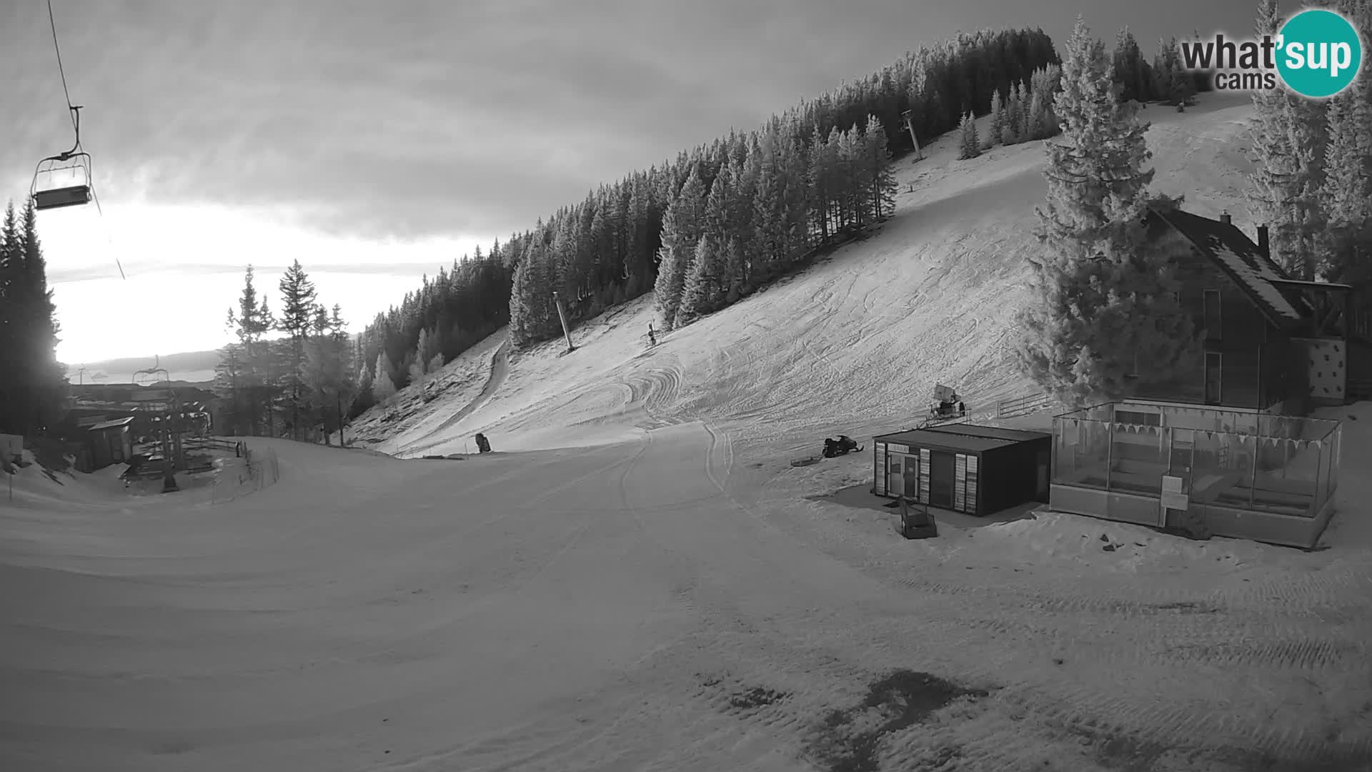 Webcam en direct de la station de ski de GOLTE – vue sur Medvedjak – Slovénie