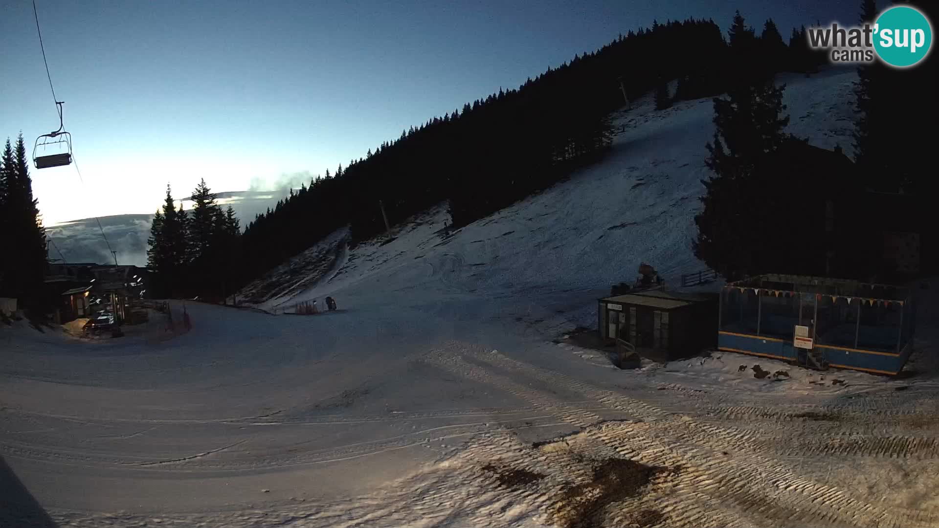 GOLTE Ski resort live webcam – view to Medvedjak – Slovenia