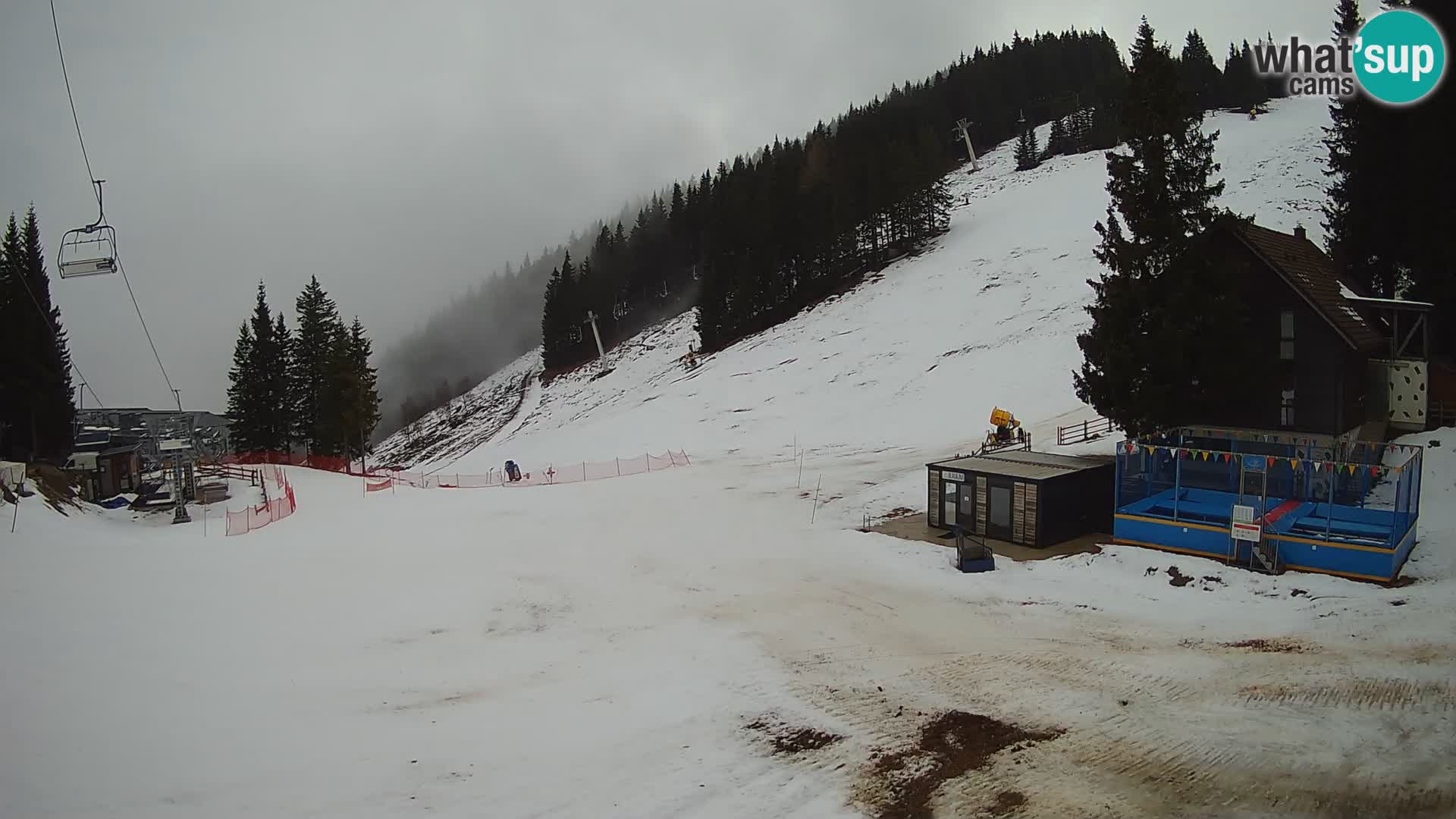 GOLTE Skigebiet webcam – Schöne Aussicht auf Medvedjak – Slowenien