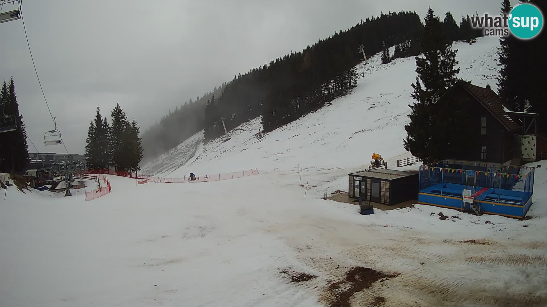 GOLTE Skigebiet webcam – Schöne Aussicht auf Medvedjak – Slowenien