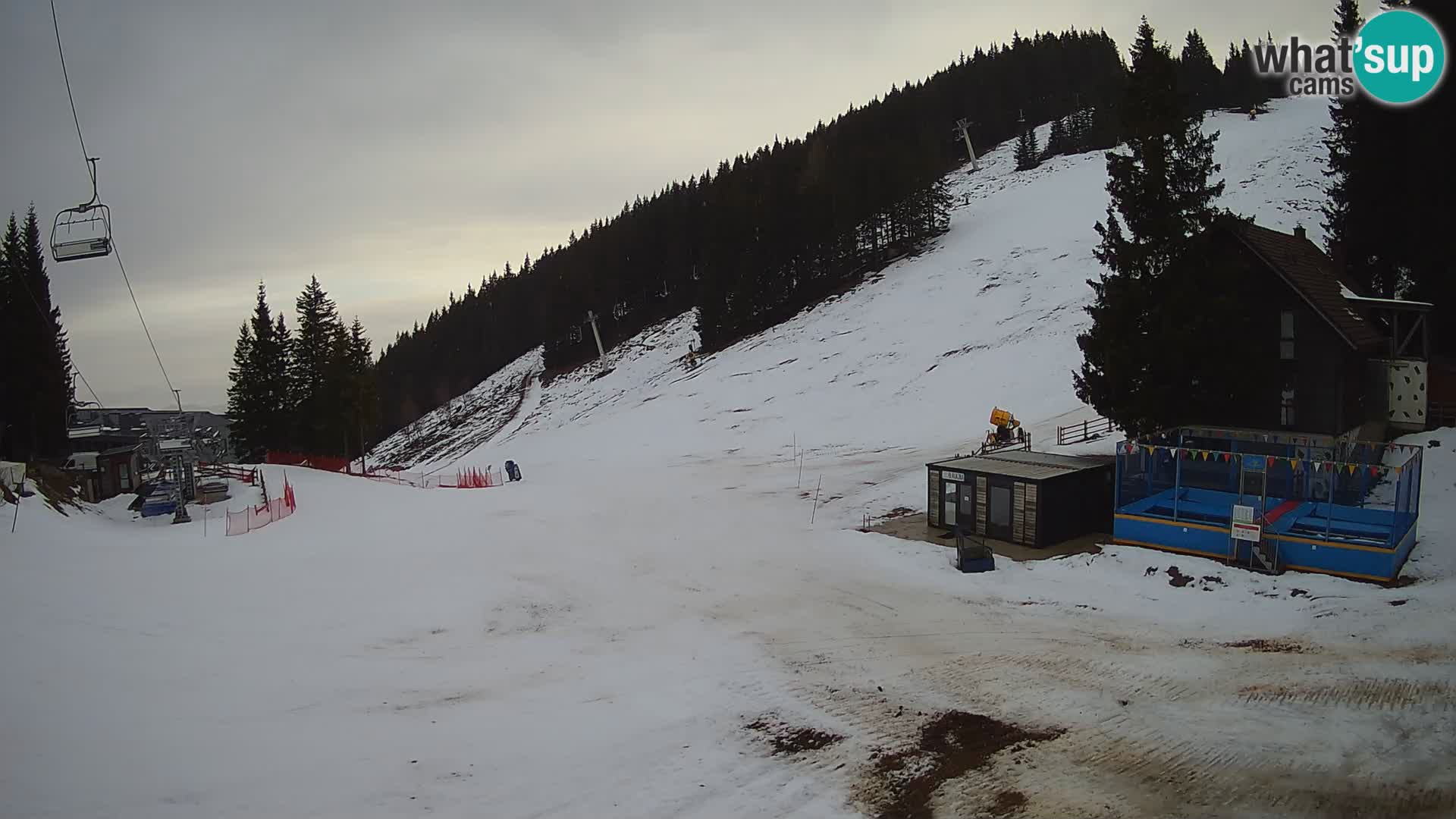 GOLTE Skigebiet webcam – Schöne Aussicht auf Medvedjak – Slowenien
