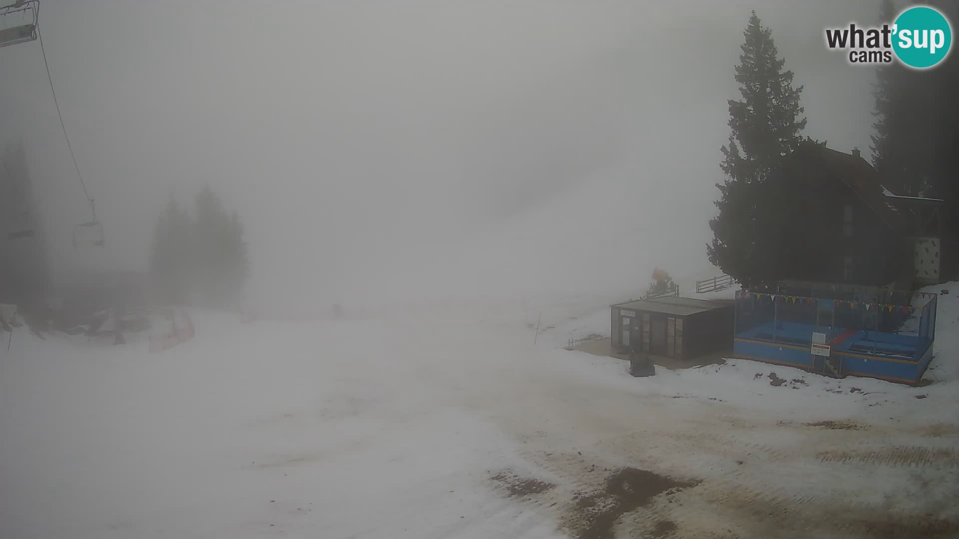 GOLTE skijalište web kamera – pogled na Medvedjak – Slovenija