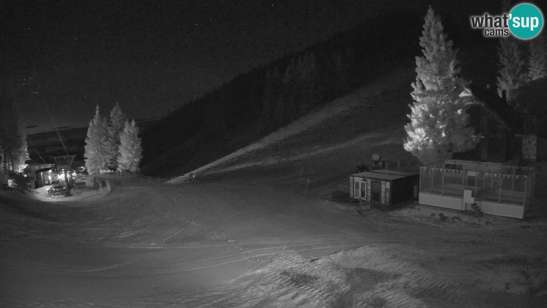 Cámara web en vivo de la estación de esquí GOLTE – vista a Medvedjak – Eslovenia