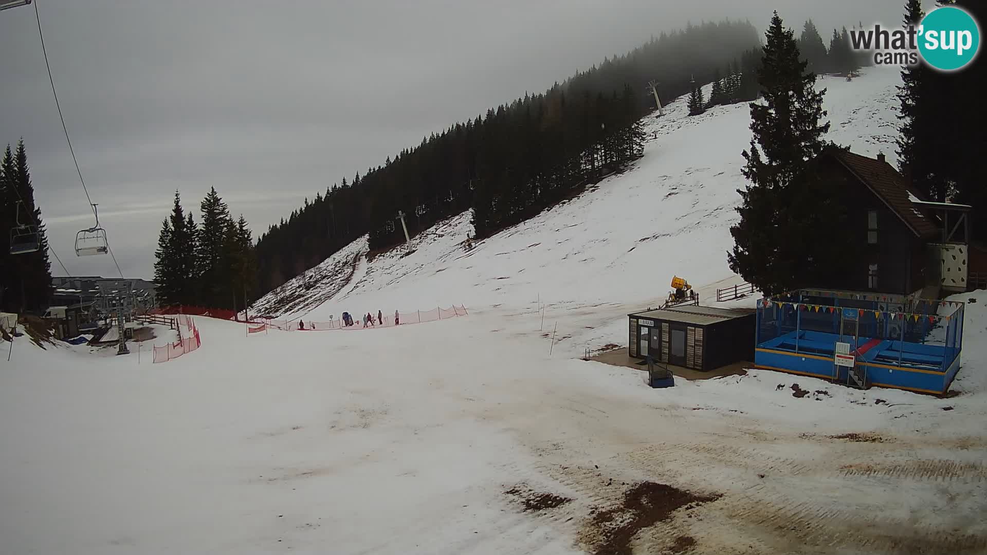 GOLTE Skigebiet webcam – Schöne Aussicht auf Medvedjak – Slowenien