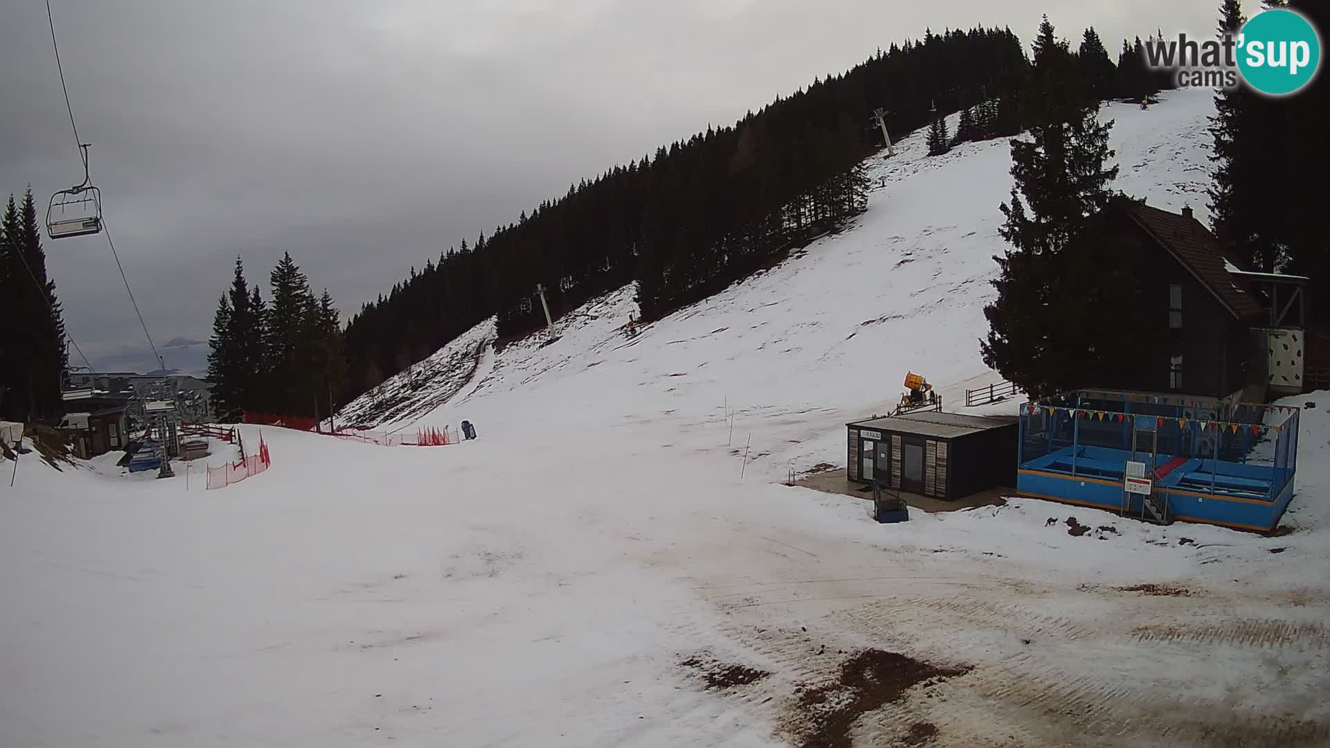Webcam en direct de la station de ski de GOLTE – vue sur Medvedjak – Slovénie