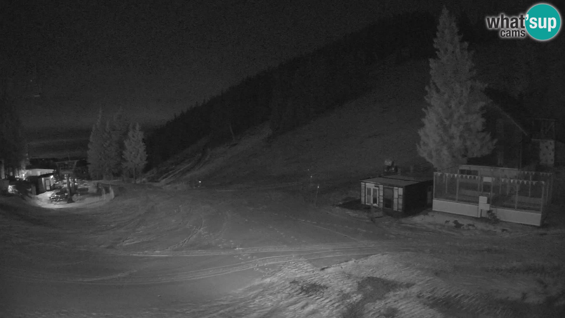 Cámara web en vivo de la estación de esquí GOLTE – vista a Medvedjak – Eslovenia