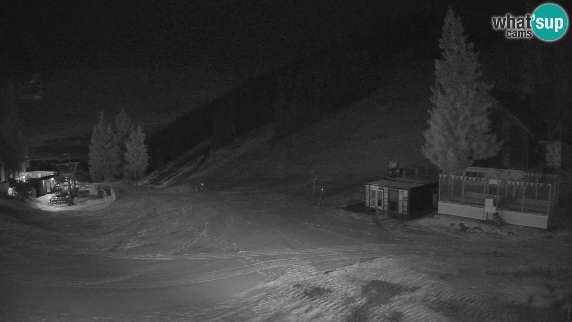 Cámara web en vivo de la estación de esquí GOLTE – vista a Medvedjak – Eslovenia