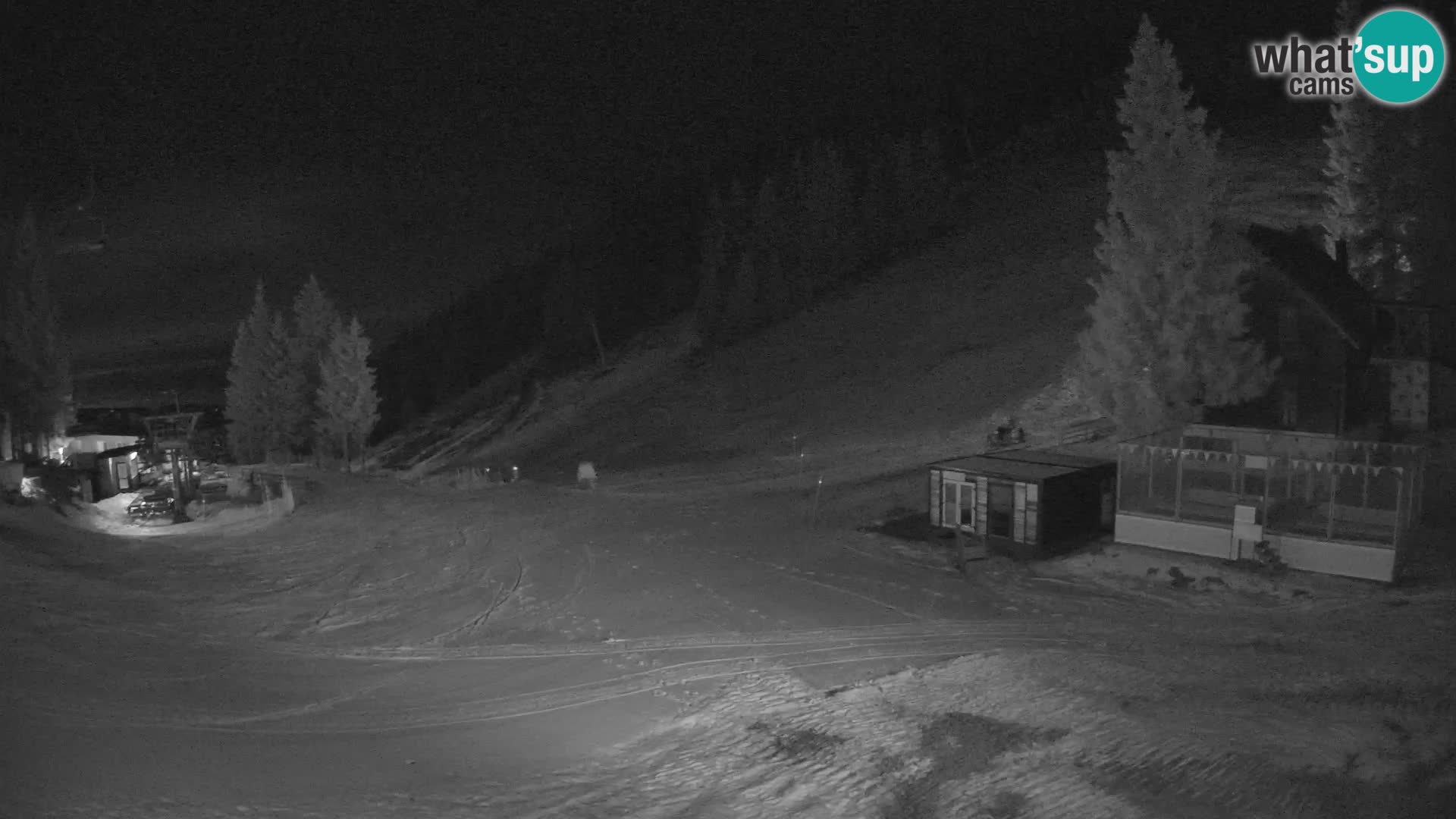 Cámara web en vivo de la estación de esquí GOLTE – vista a Medvedjak – Eslovenia