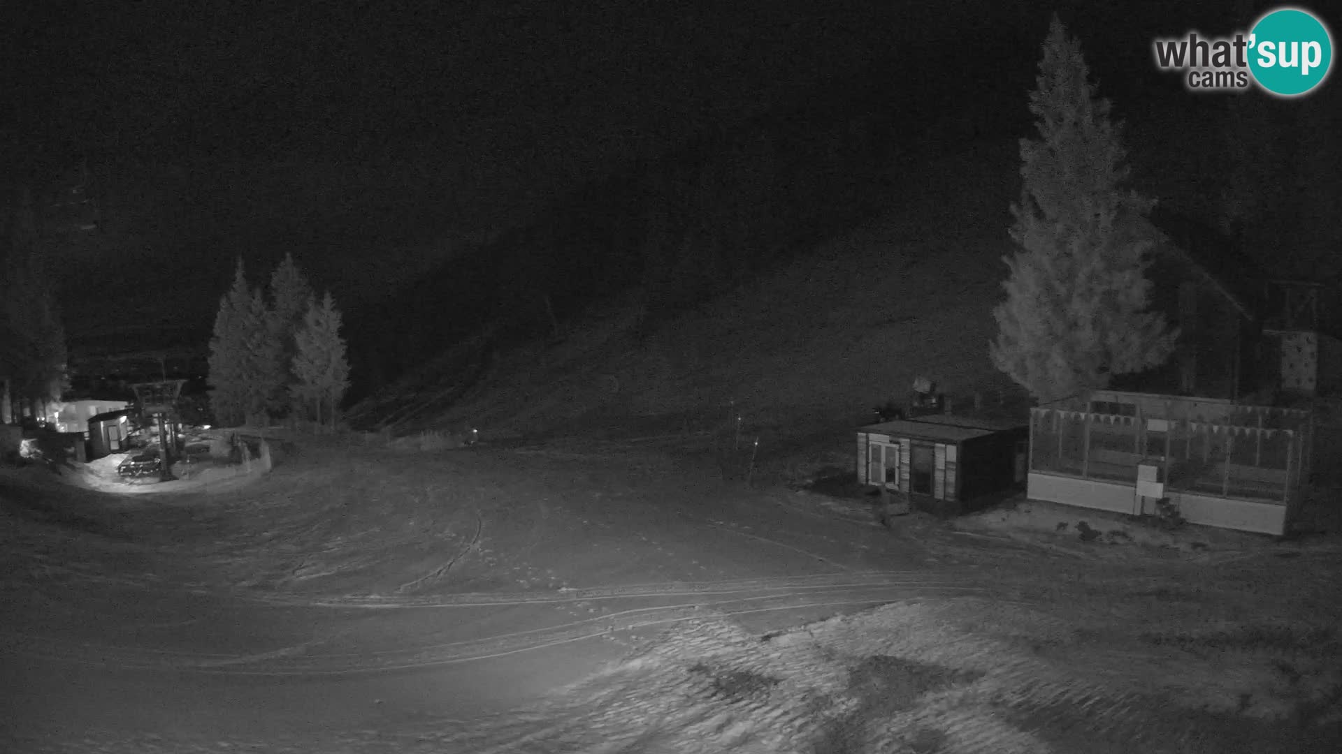 Cámara web en vivo de la estación de esquí GOLTE – vista a Medvedjak – Eslovenia