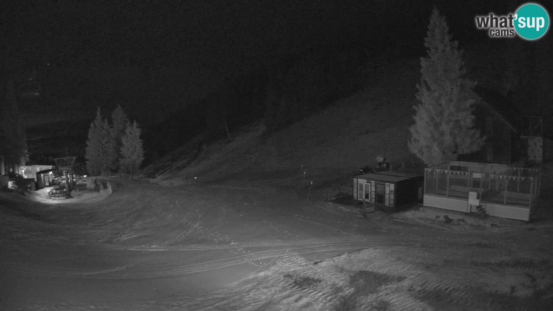 Cámara web en vivo de la estación de esquí GOLTE – vista a Medvedjak – Eslovenia