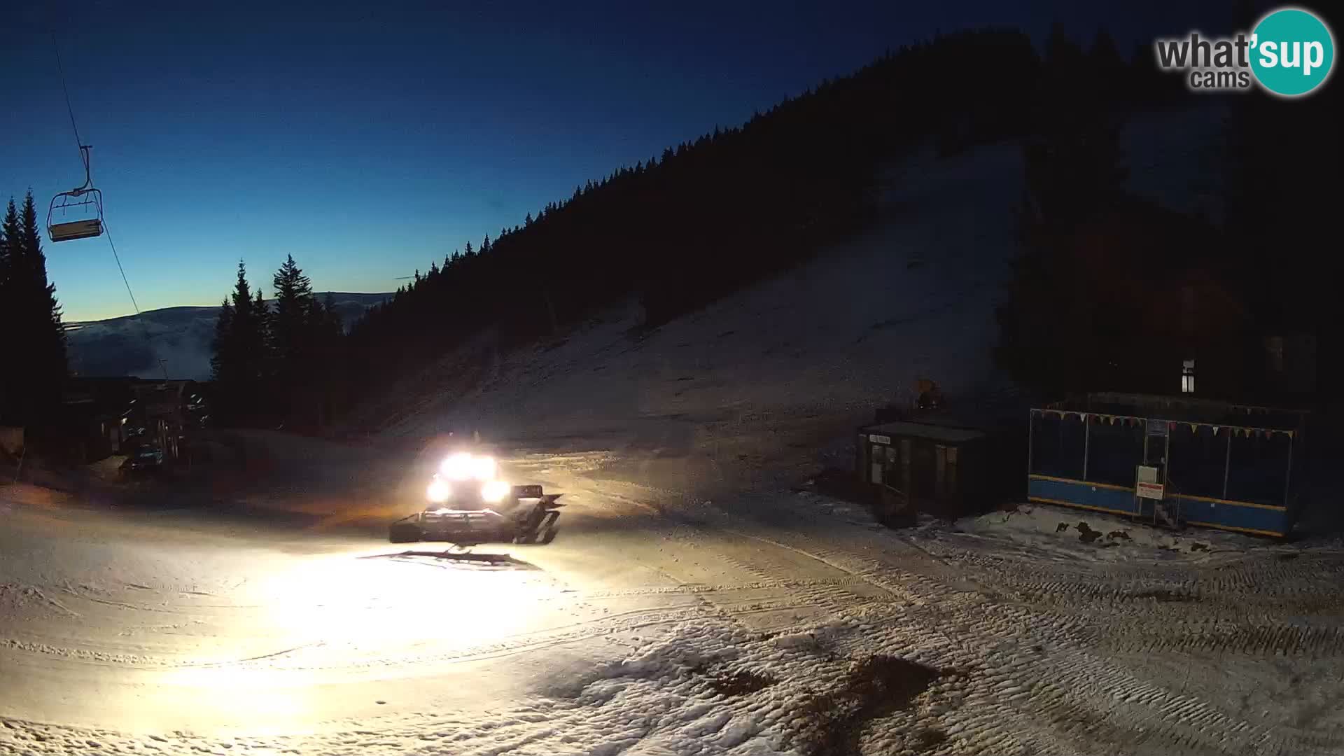 GOLTE skijalište web kamera – pogled na Medvedjak – Slovenija