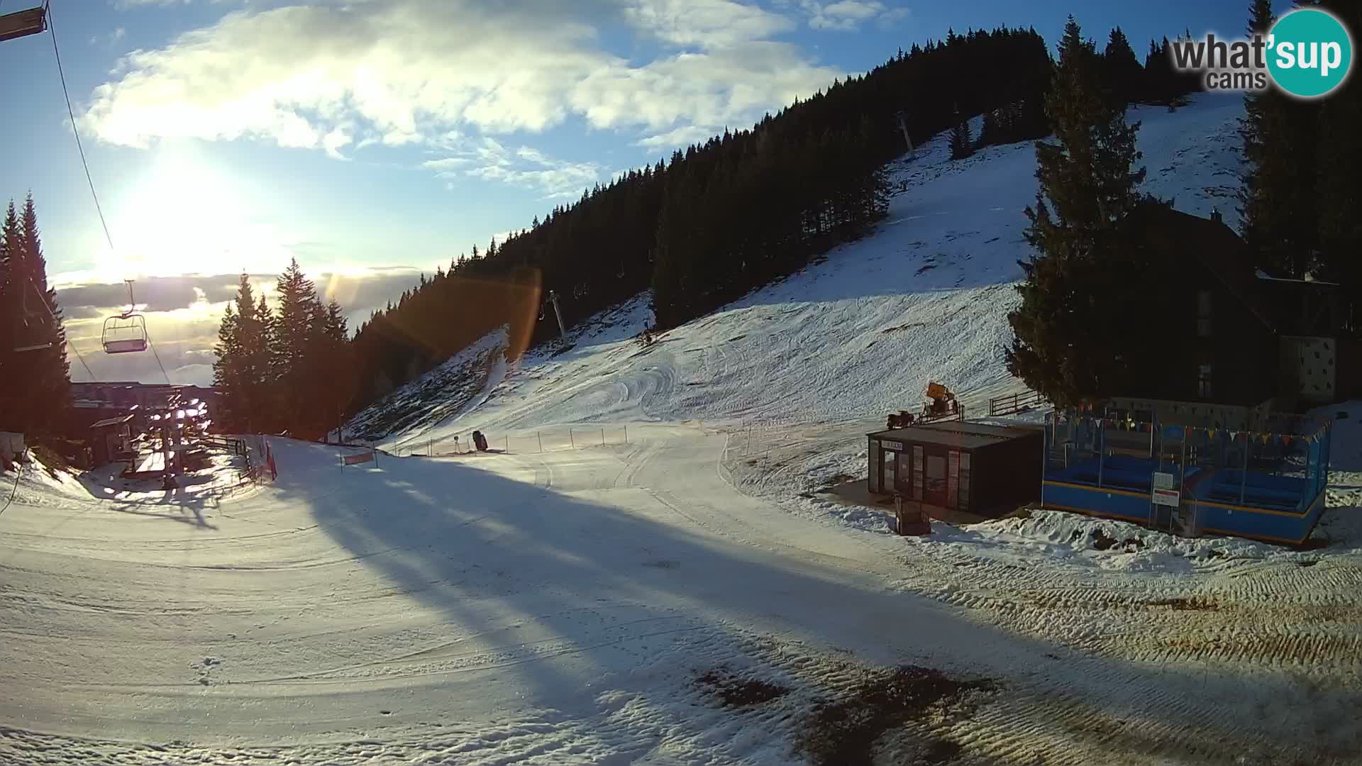 GOLTE Skigebiet webcam – Schöne Aussicht auf Medvedjak – Slowenien