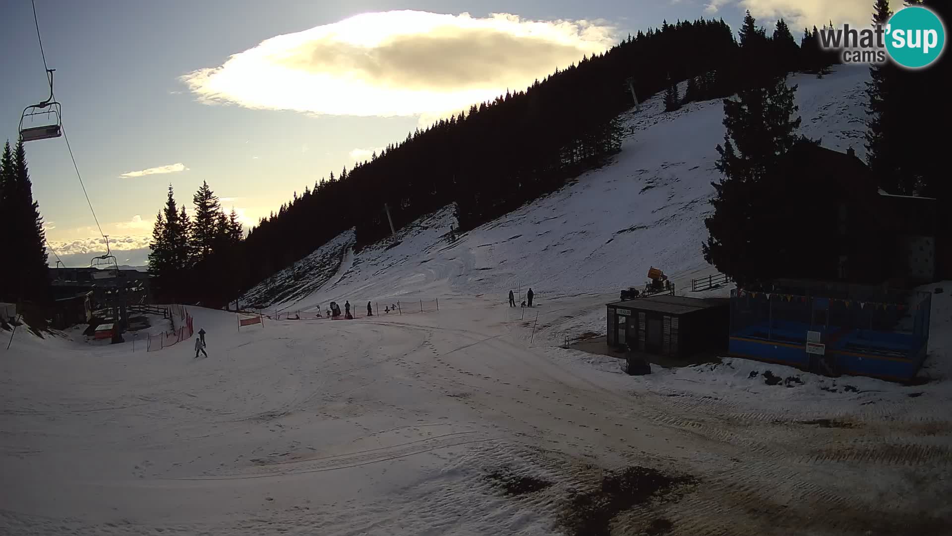 Webcam en direct de la station de ski de GOLTE – vue sur Medvedjak – Slovénie