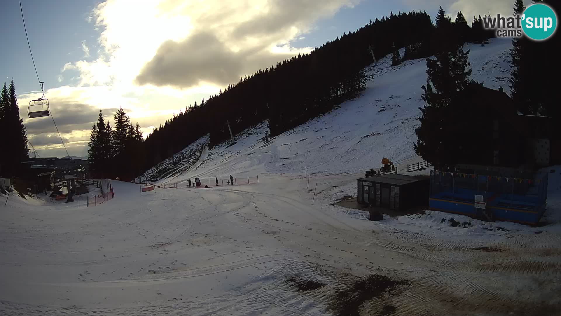 Webcam en direct de la station de ski de GOLTE – vue sur Medvedjak – Slovénie