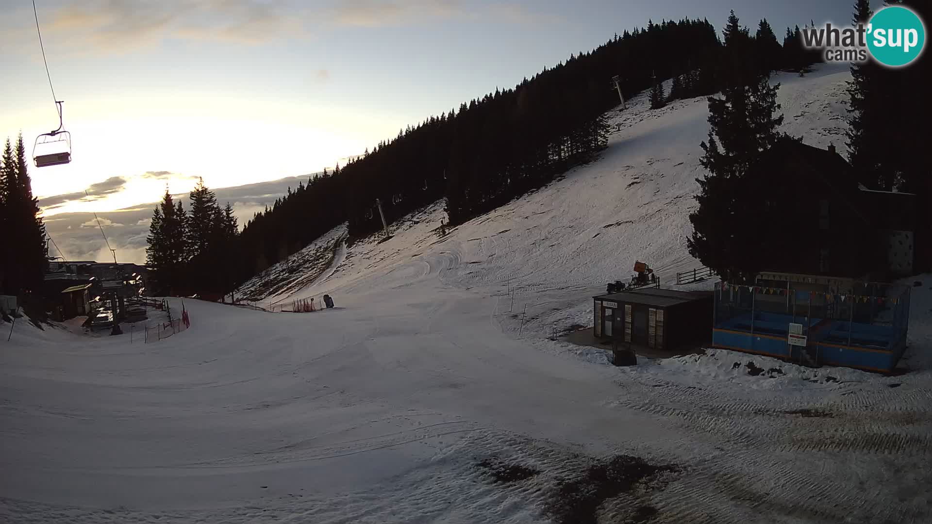 GOLTE Skigebiet webcam – Schöne Aussicht auf Medvedjak – Slowenien
