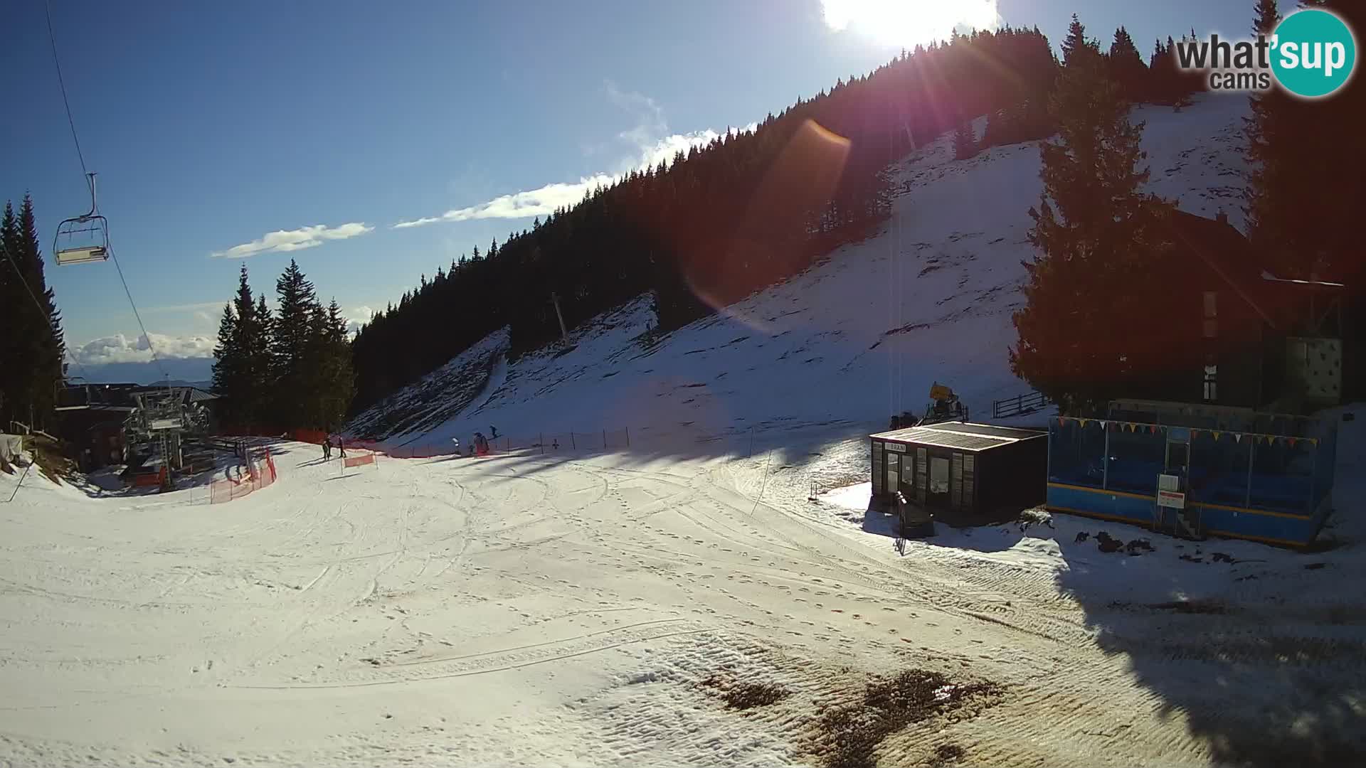 GOLTE Ski resort live webcam – view to Medvedjak – Slovenia