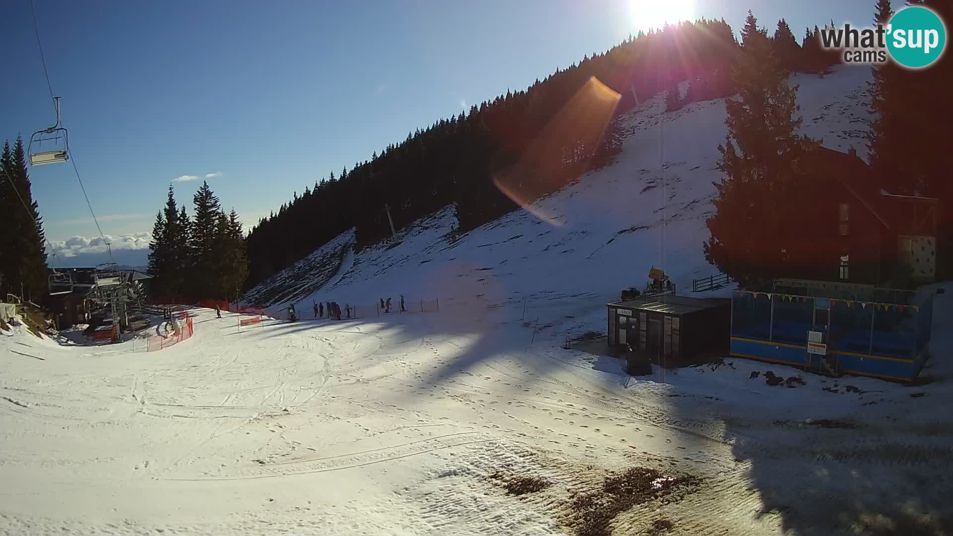 Webcam en direct de la station de ski de GOLTE – vue sur Medvedjak – Slovénie