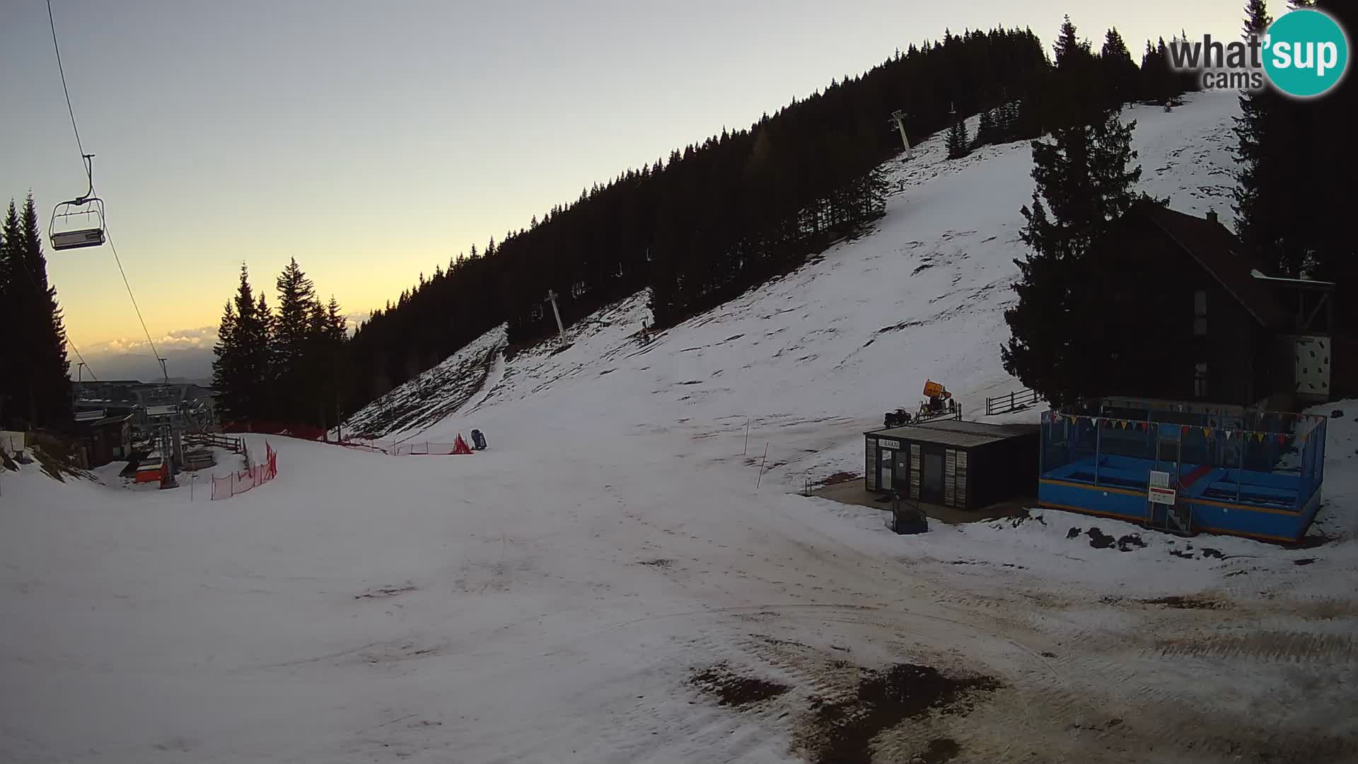 Webcam en direct de la station de ski de GOLTE – vue sur Medvedjak – Slovénie