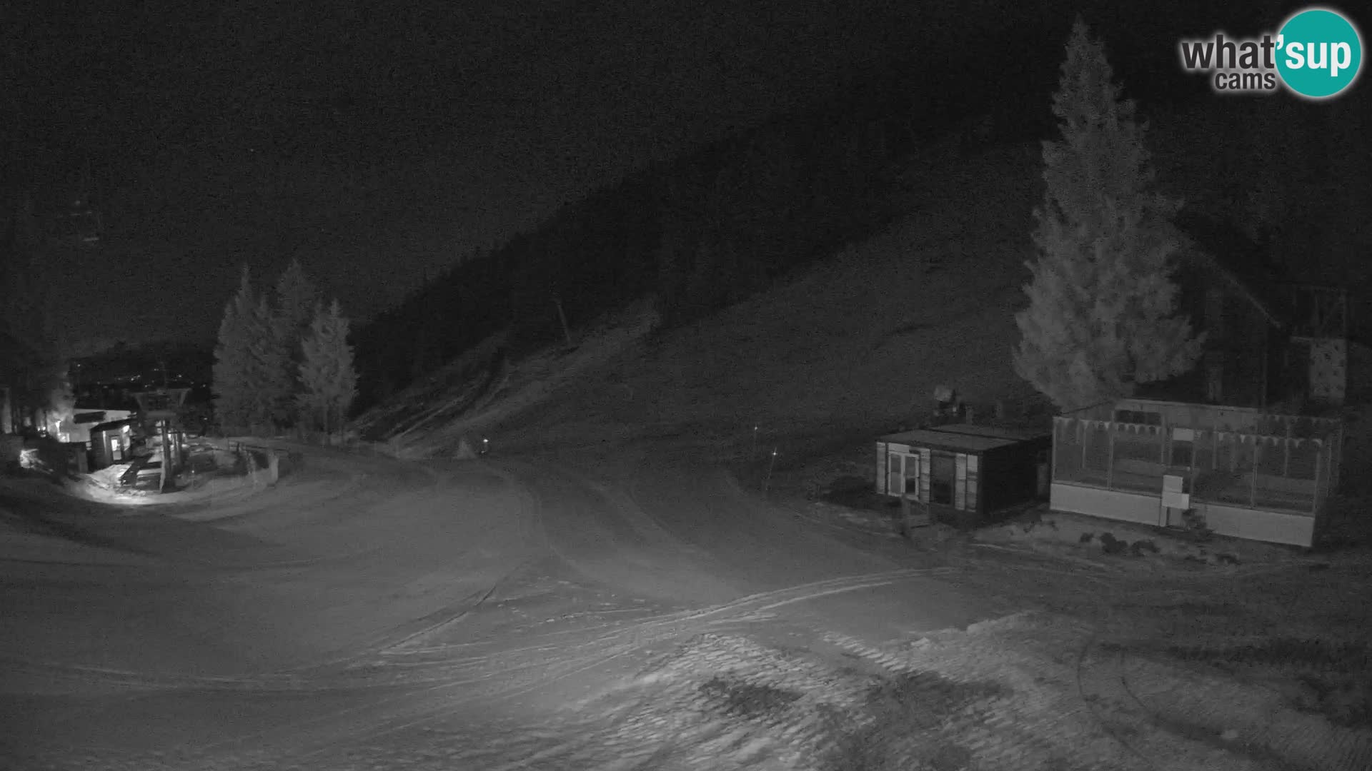 Cámara web en vivo de la estación de esquí GOLTE – vista a Medvedjak – Eslovenia