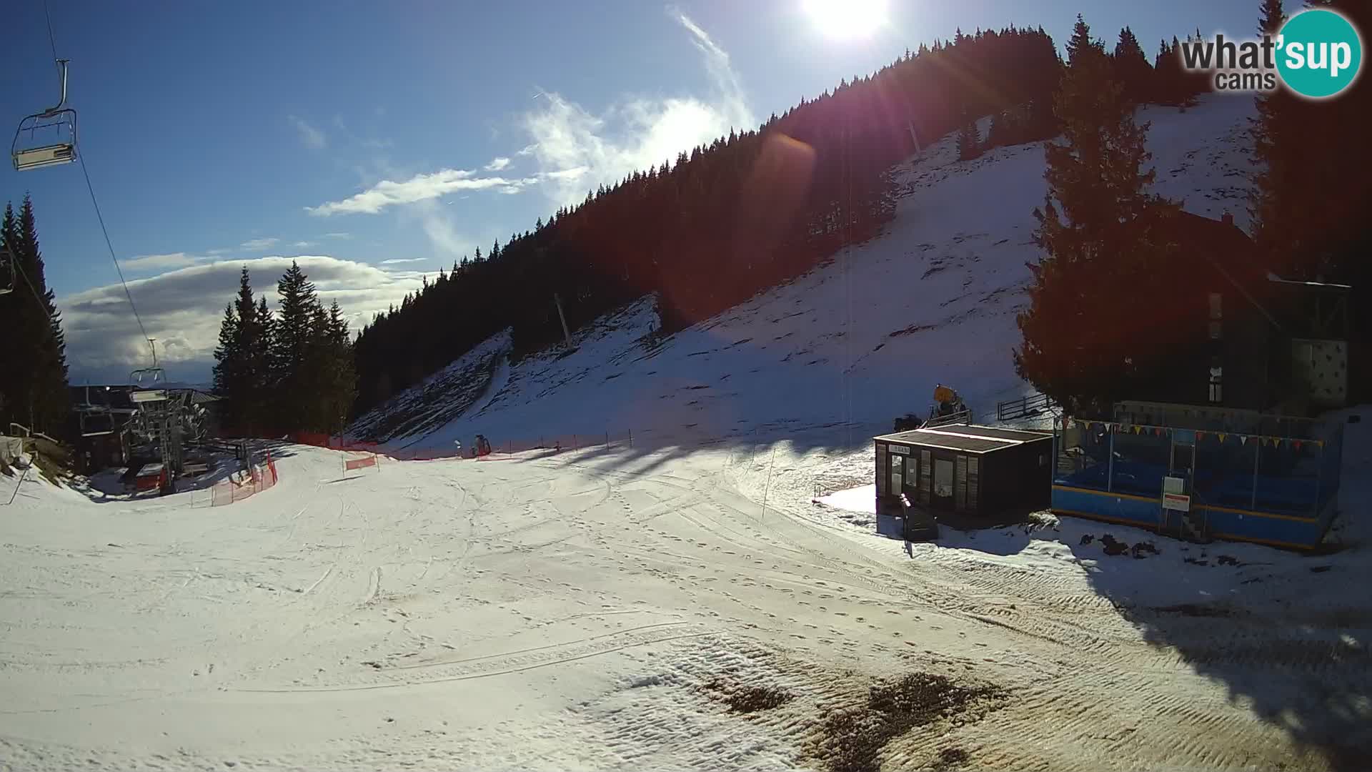 GOLTE Ski resort live webcam – view to Medvedjak – Slovenia