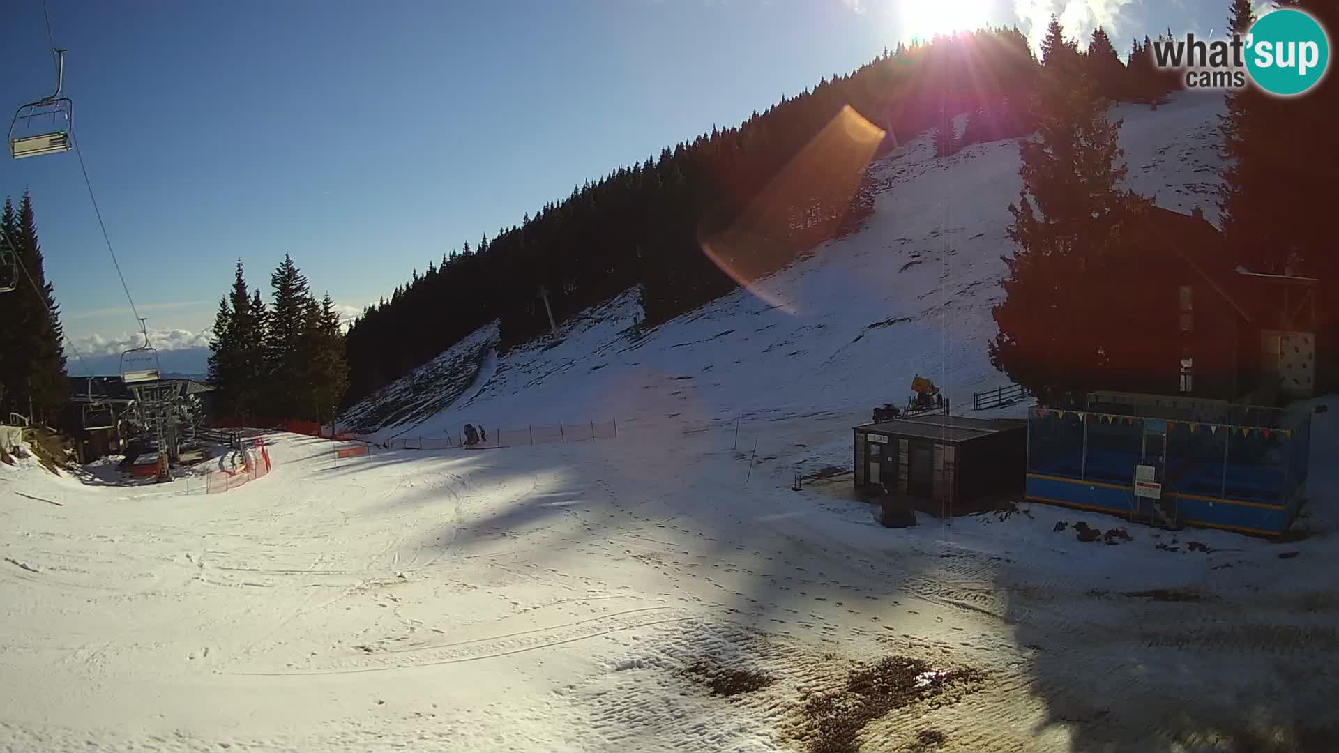 Webcam en direct de la station de ski de GOLTE – vue sur Medvedjak – Slovénie