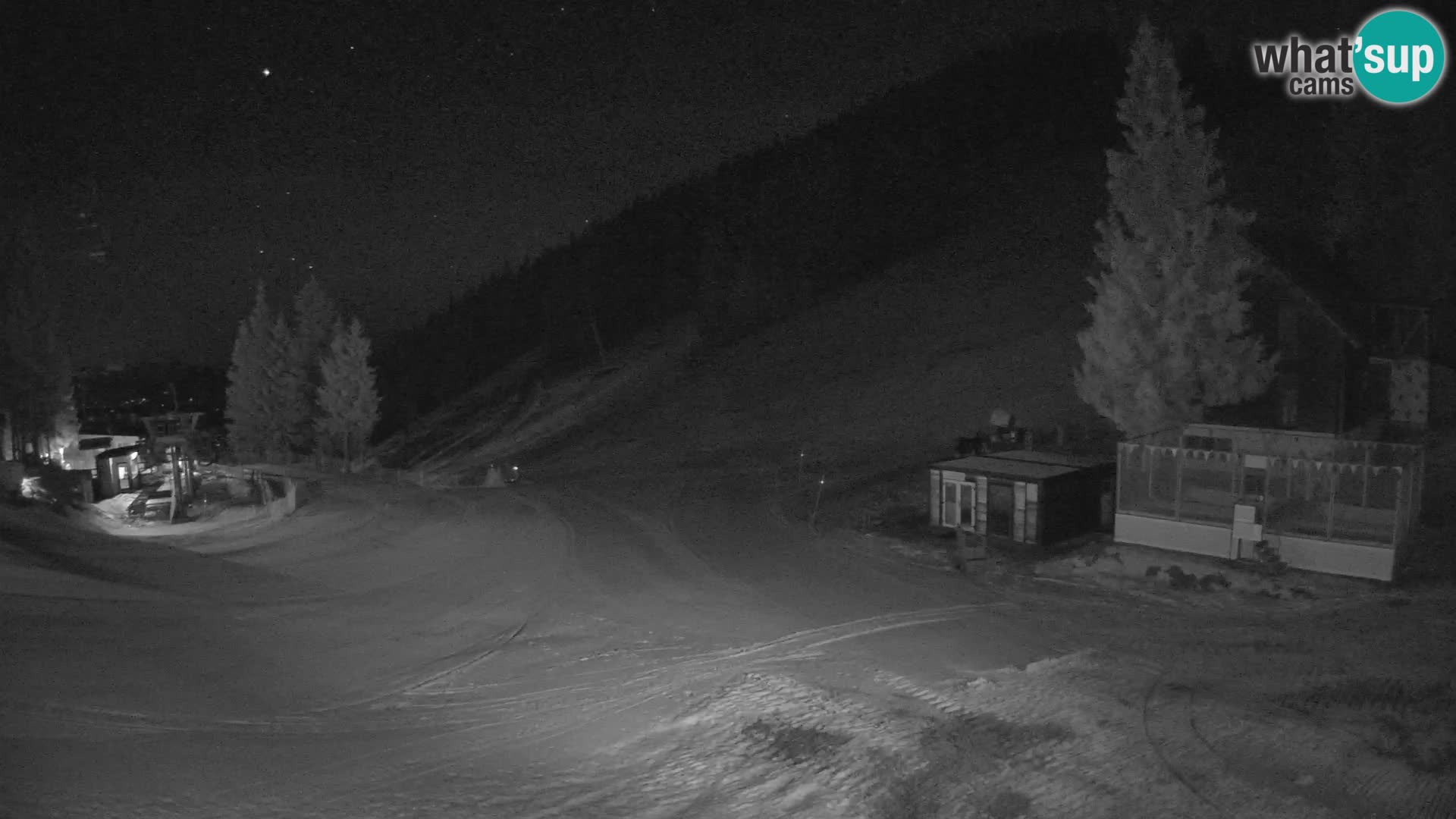 Cámara web en vivo de la estación de esquí GOLTE – vista a Medvedjak – Eslovenia