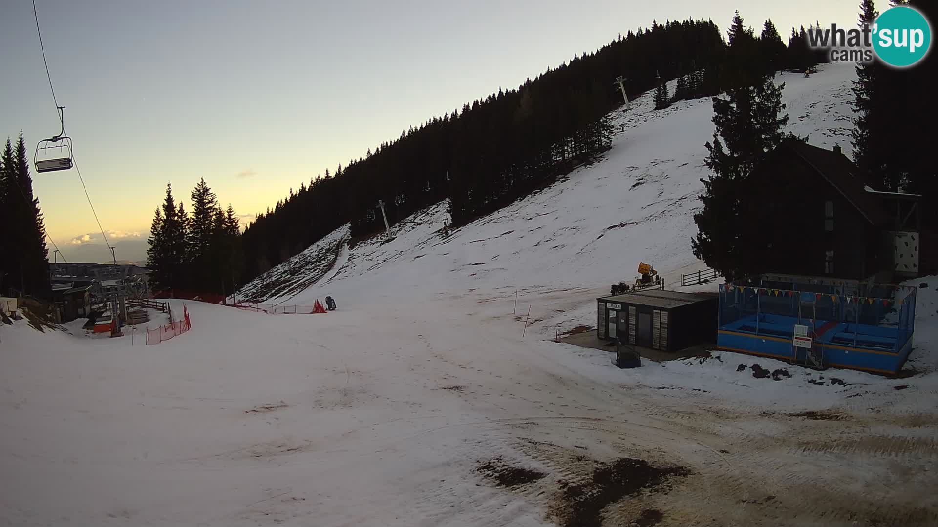 Webcam en direct de la station de ski de GOLTE – vue sur Medvedjak – Slovénie