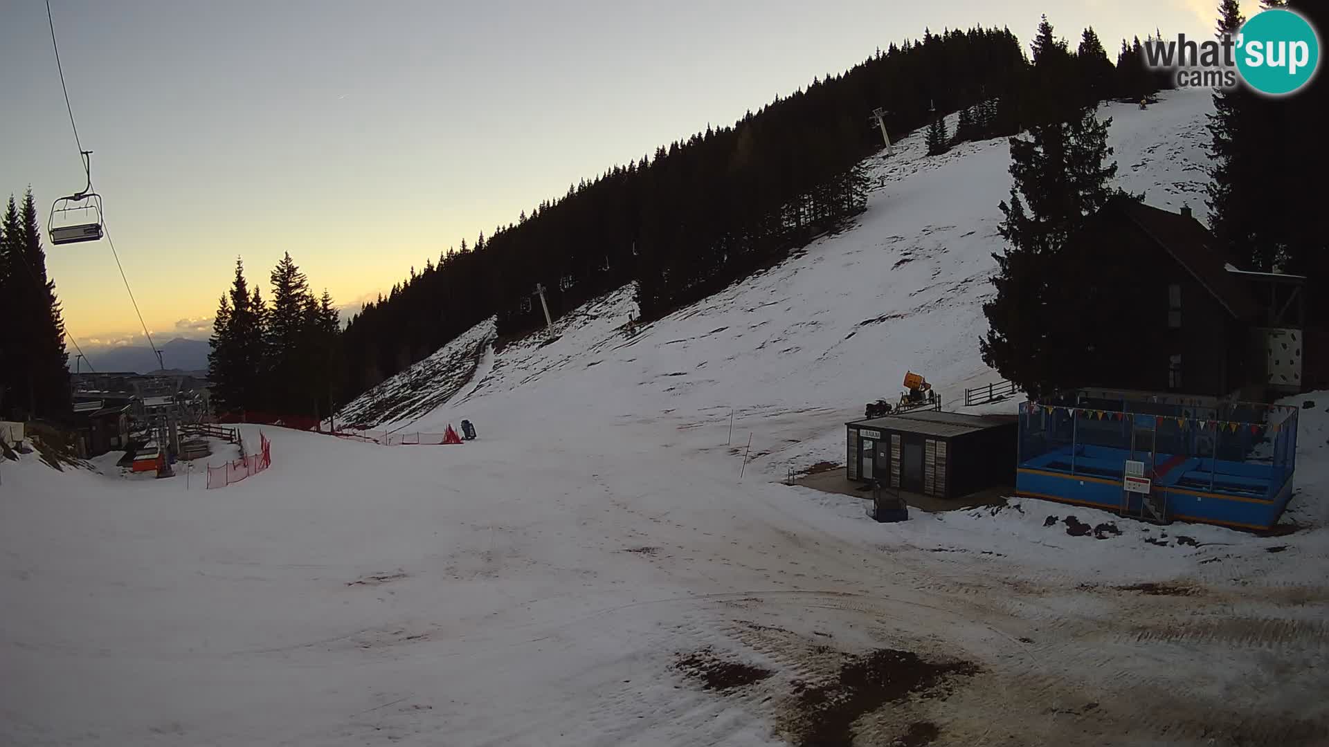 GOLTE Ski resort live webcam – view to Medvedjak – Slovenia