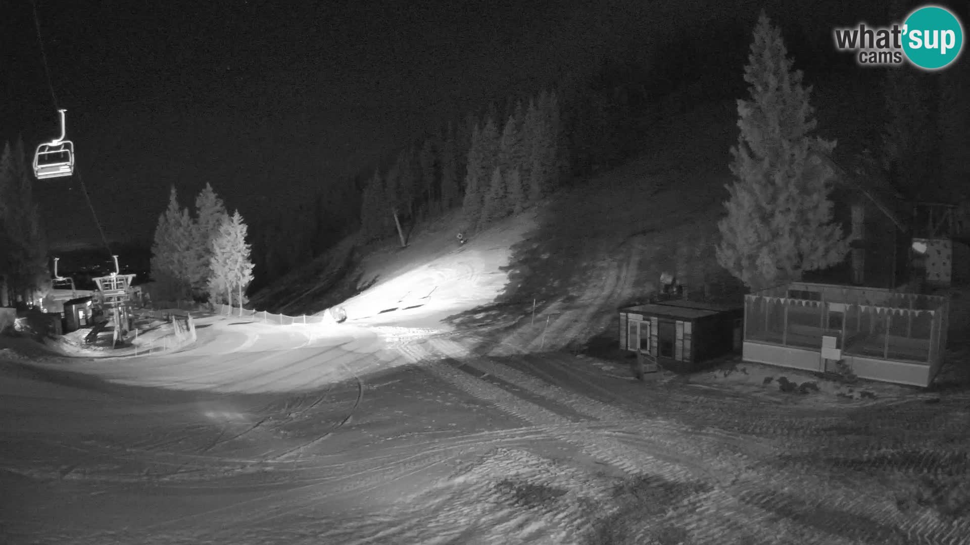GOLTE Ski resort live webcam – view to Medvedjak – Slovenia