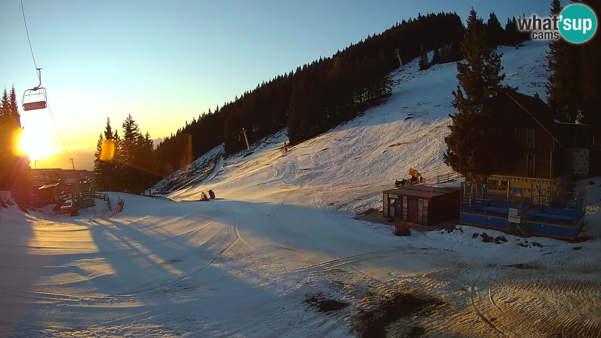GOLTE Ski resort live webcam – view to Medvedjak – Slovenia