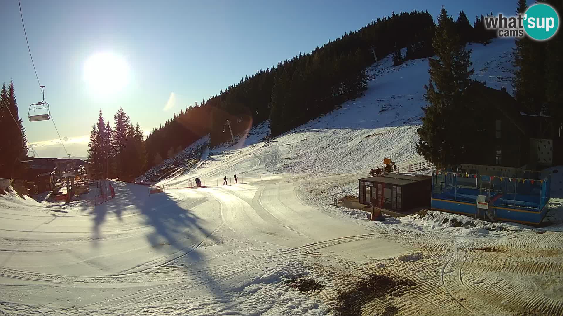 Webcam en direct de la station de ski de GOLTE – vue sur Medvedjak – Slovénie