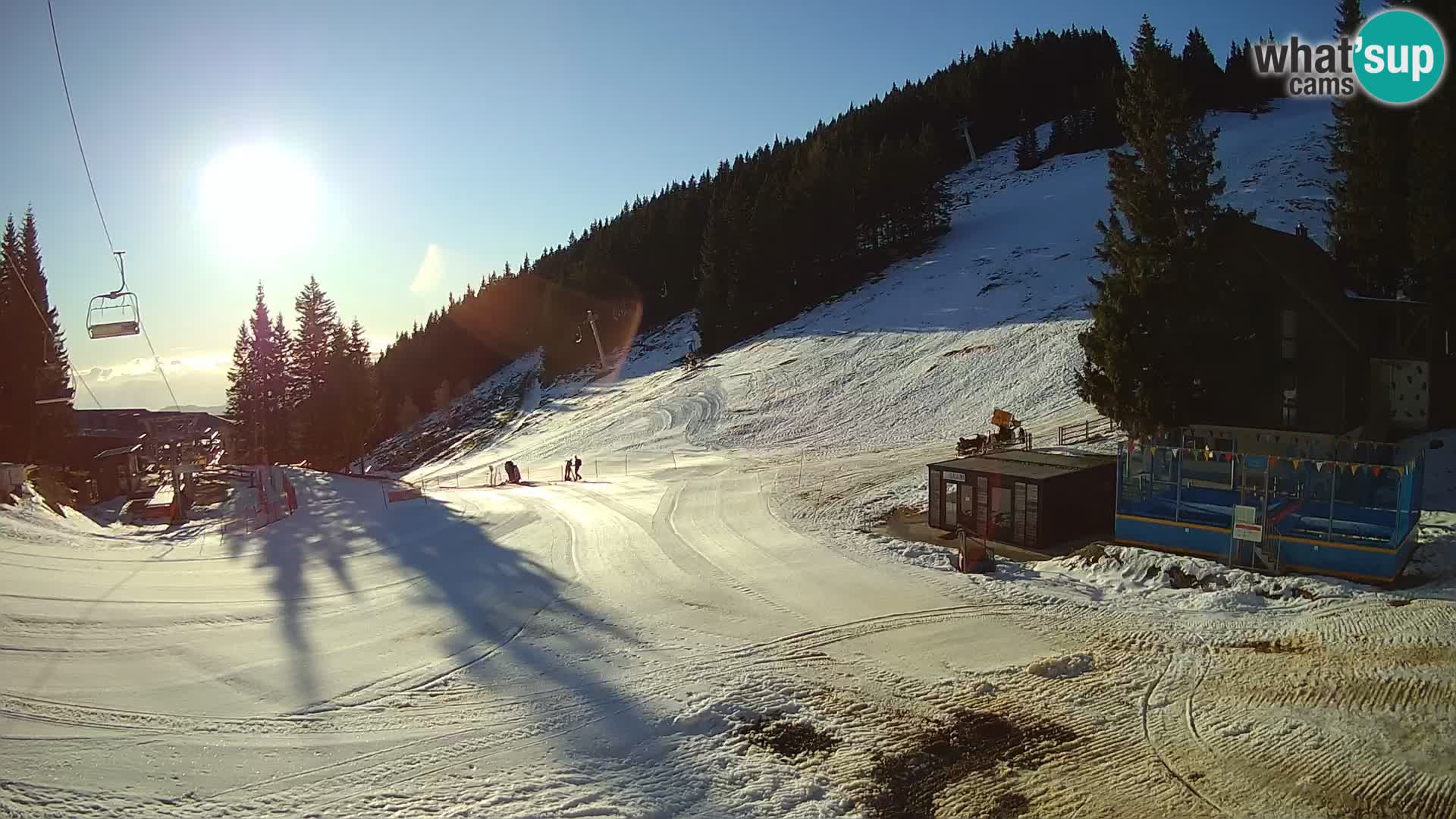 GOLTE Ski resort live webcam – view to Medvedjak – Slovenia