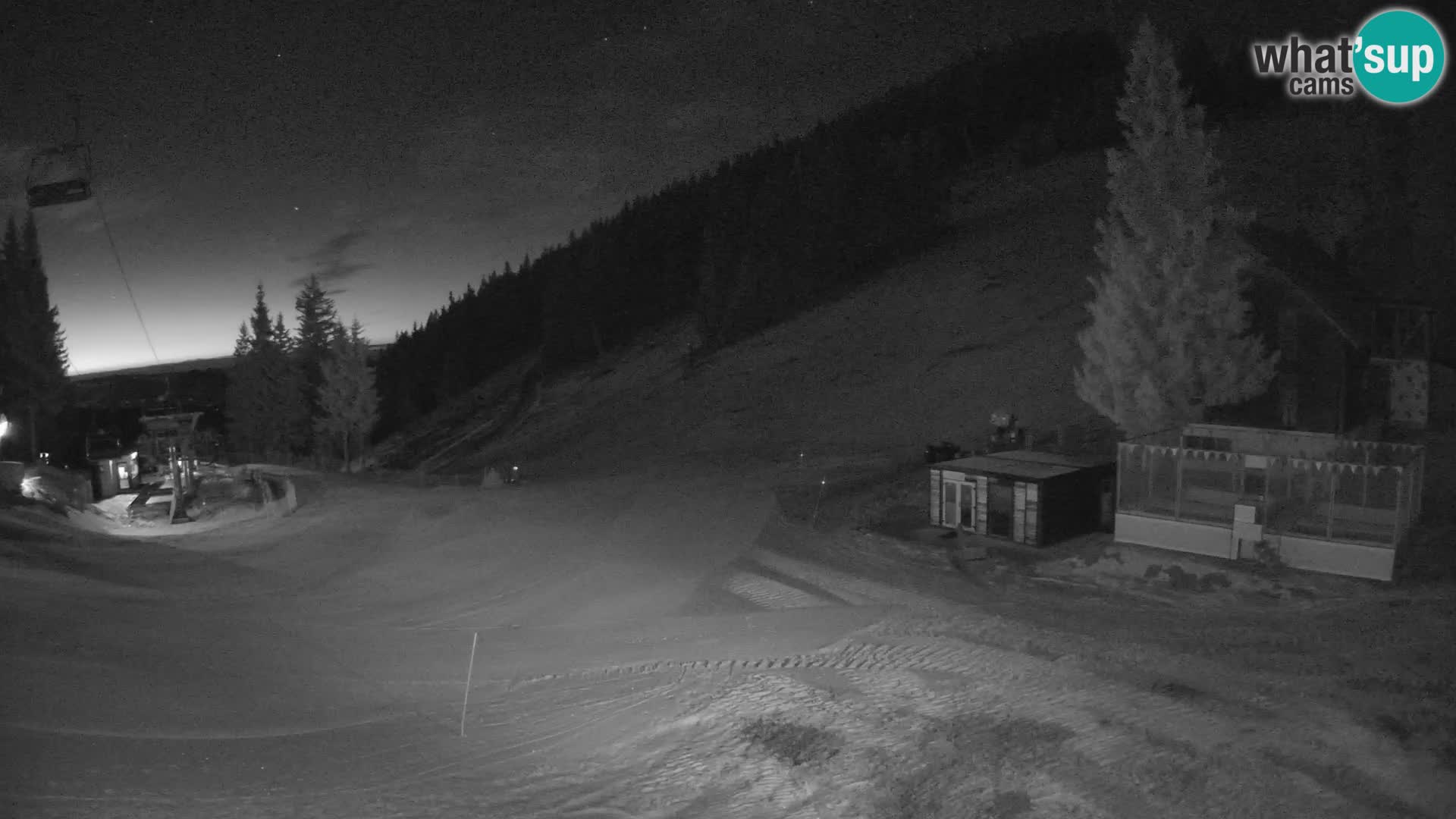 GOLTE Ski resort live webcam – view to Medvedjak – Slovenia