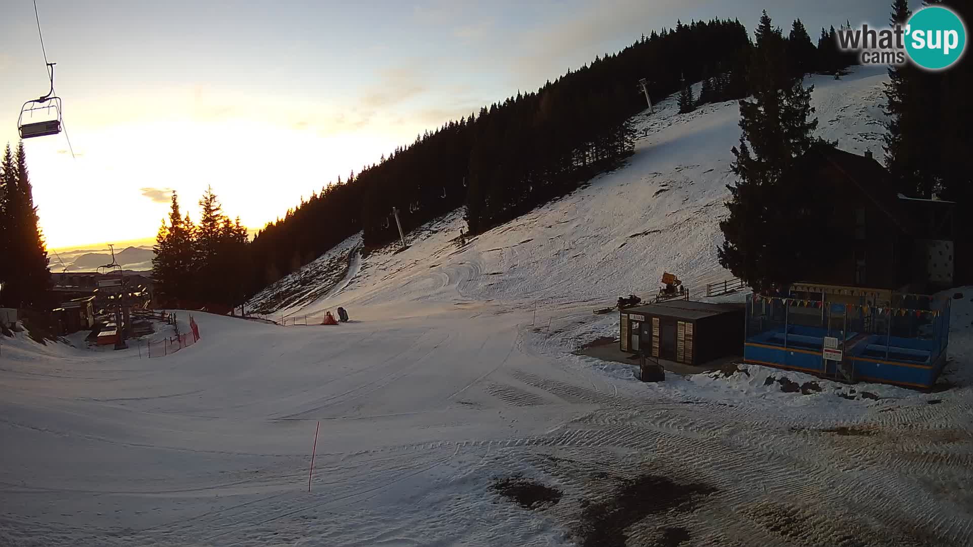 GOLTE Ski resort live webcam – view to Medvedjak – Slovenia