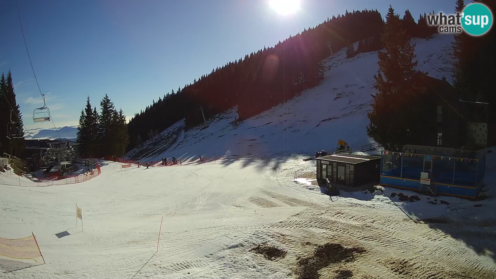 Webcam en direct de la station de ski de GOLTE – vue sur Medvedjak – Slovénie