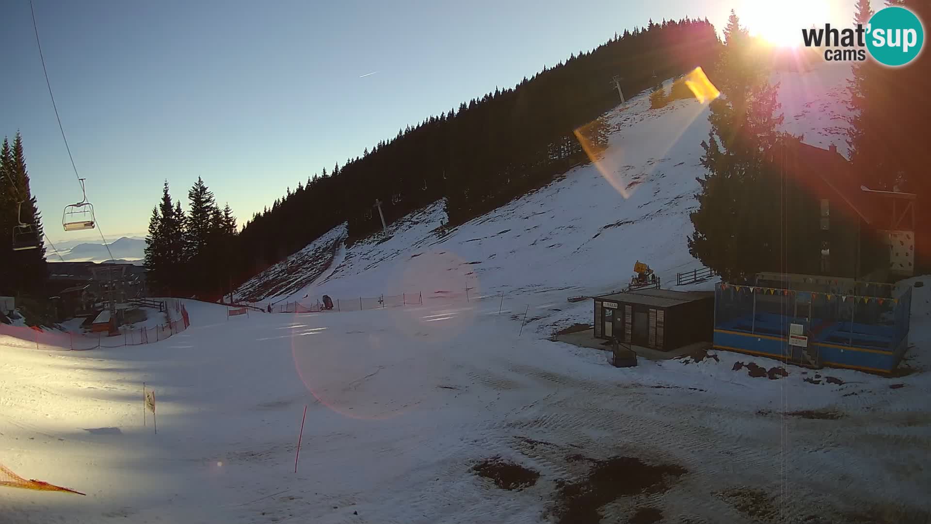 Webcam en direct de la station de ski de GOLTE – vue sur Medvedjak – Slovénie