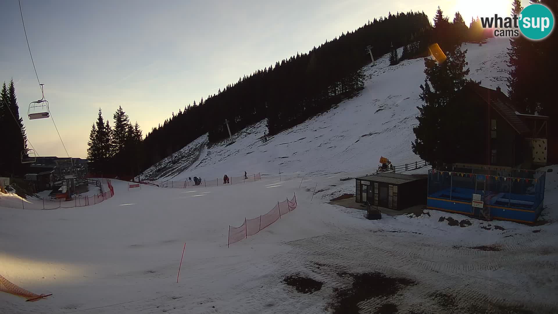 GOLTE Ski resort live webcam – view to Medvedjak – Slovenia