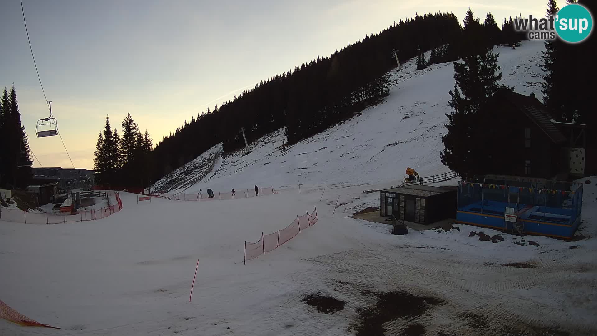 GOLTE Ski resort live webcam – view to Medvedjak – Slovenia