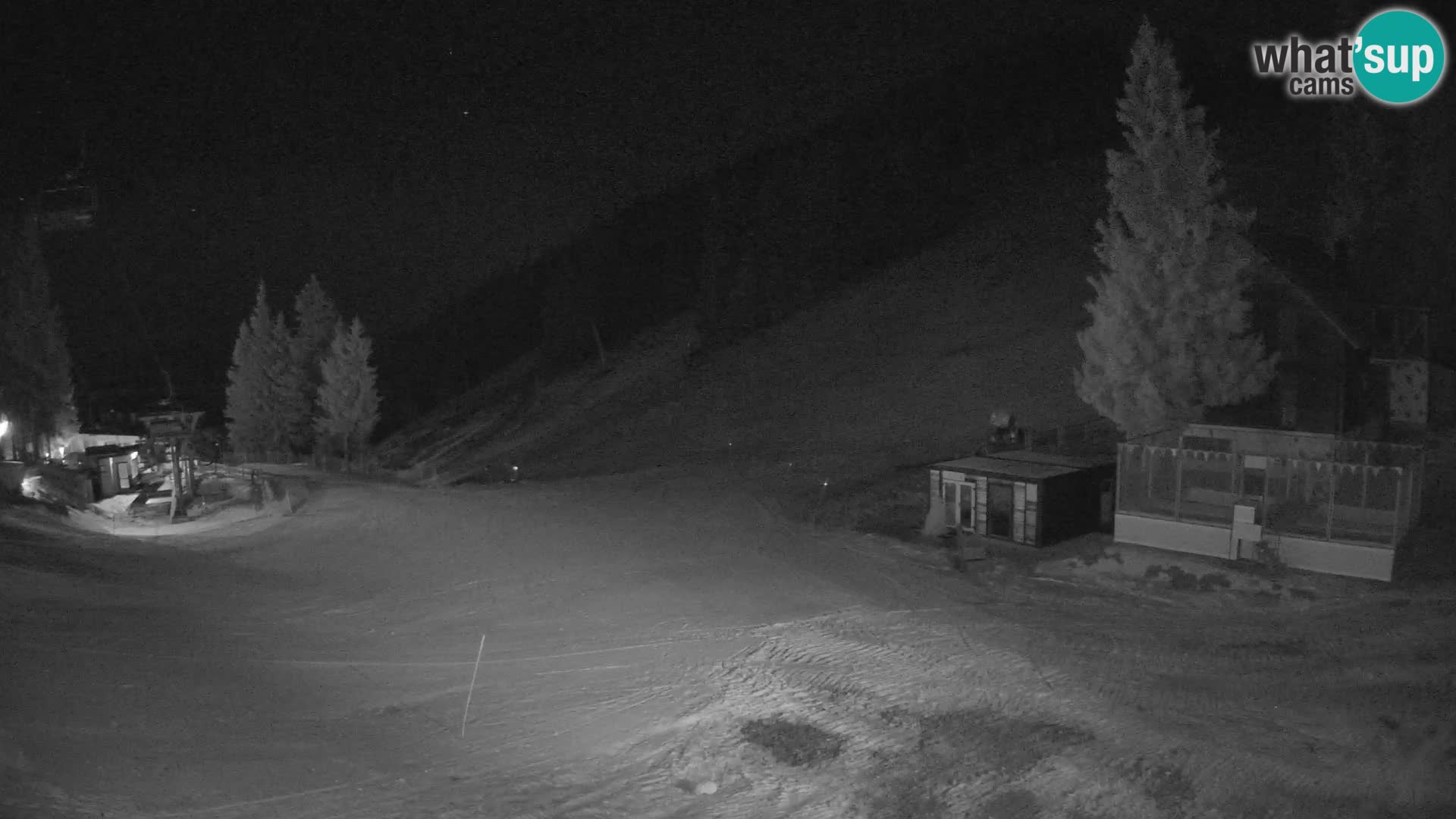 Cámara web en vivo de la estación de esquí GOLTE – vista a Medvedjak – Eslovenia