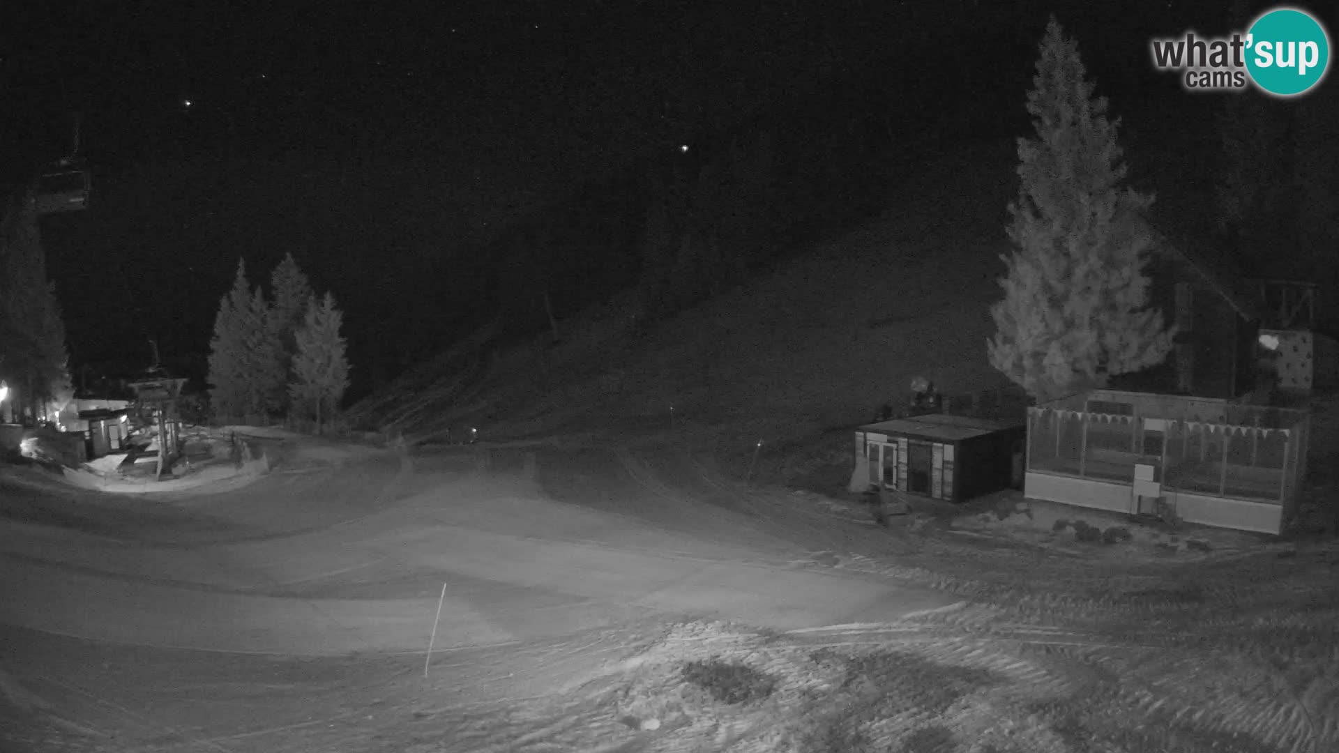 Cámara web en vivo de la estación de esquí GOLTE – vista a Medvedjak – Eslovenia