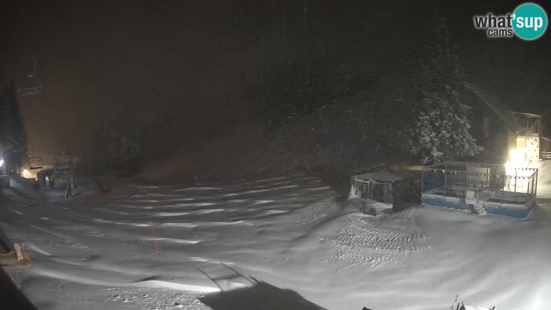 GOLTE Ski resort live webcam – view to Medvedjak – Slovenia