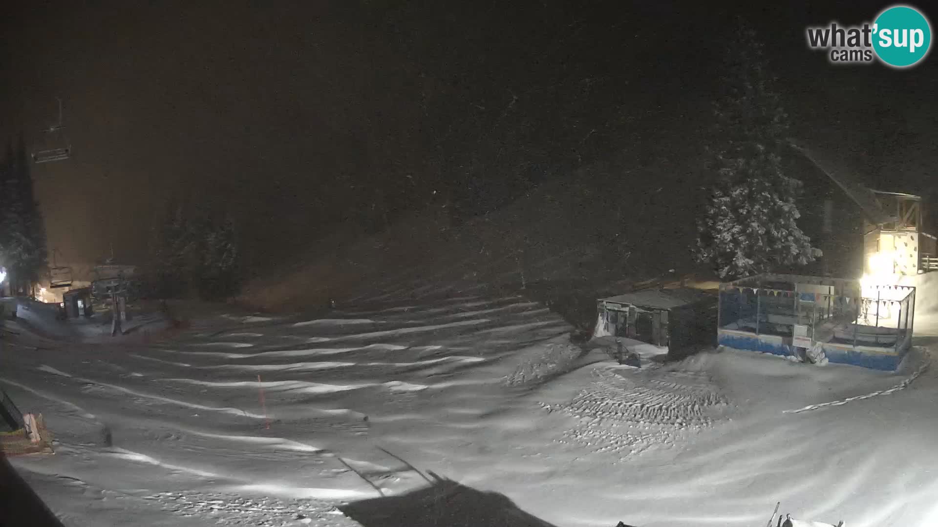 Webcam en direct de la station de ski de GOLTE – vue sur Medvedjak – Slovénie