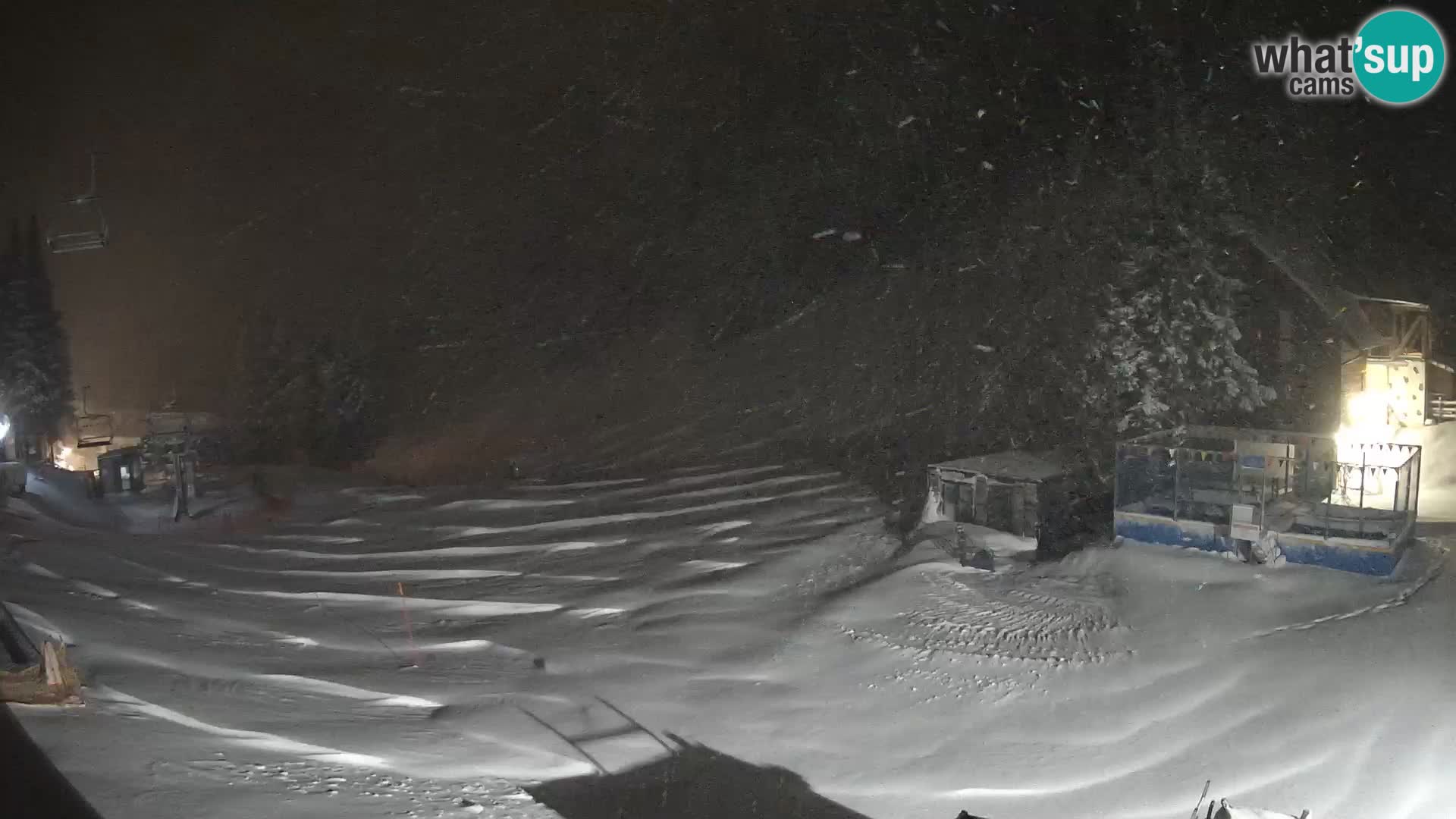 GOLTE Ski resort live webcam – view to Medvedjak – Slovenia