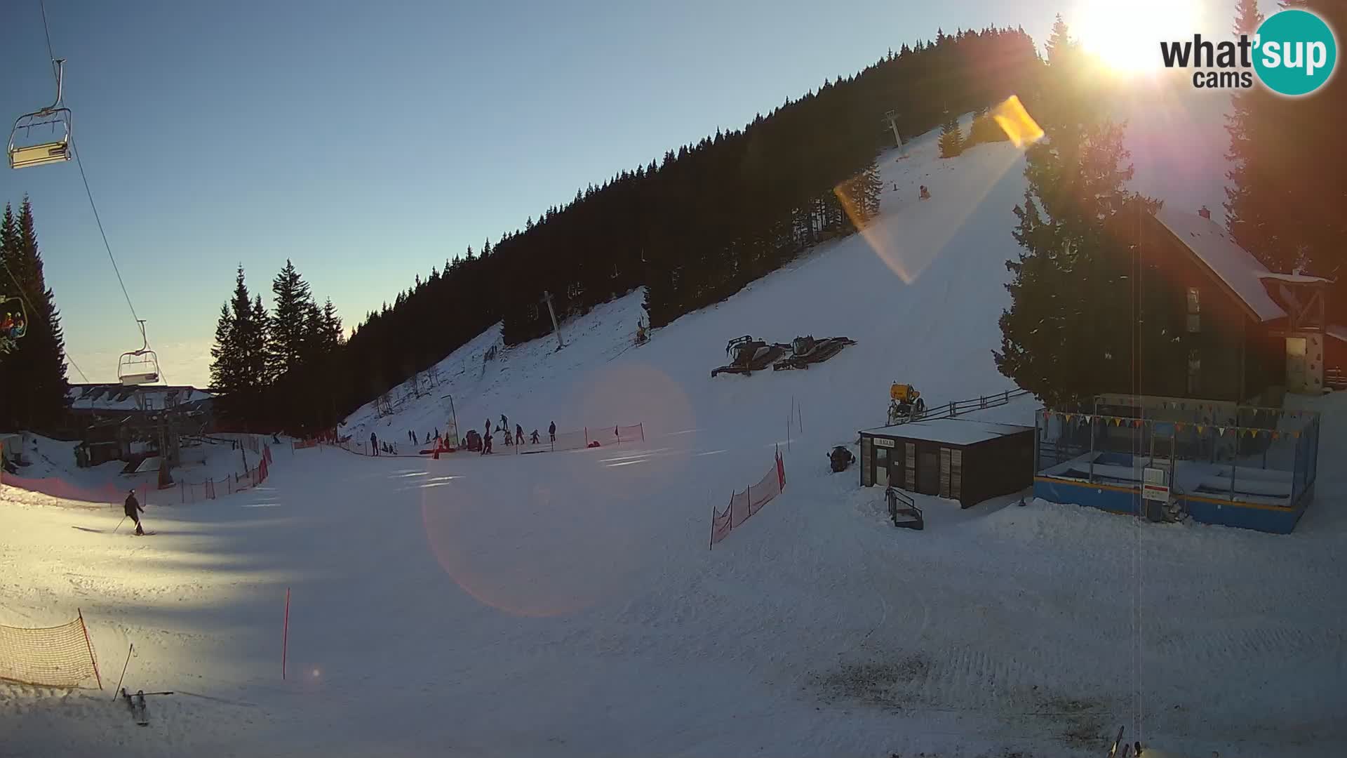 GOLTE Ski resort live webcam – view to Medvedjak – Slovenia