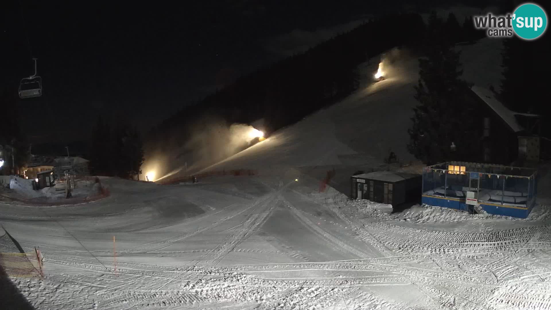 Webcam en direct de la station de ski de GOLTE – vue sur Medvedjak – Slovénie
