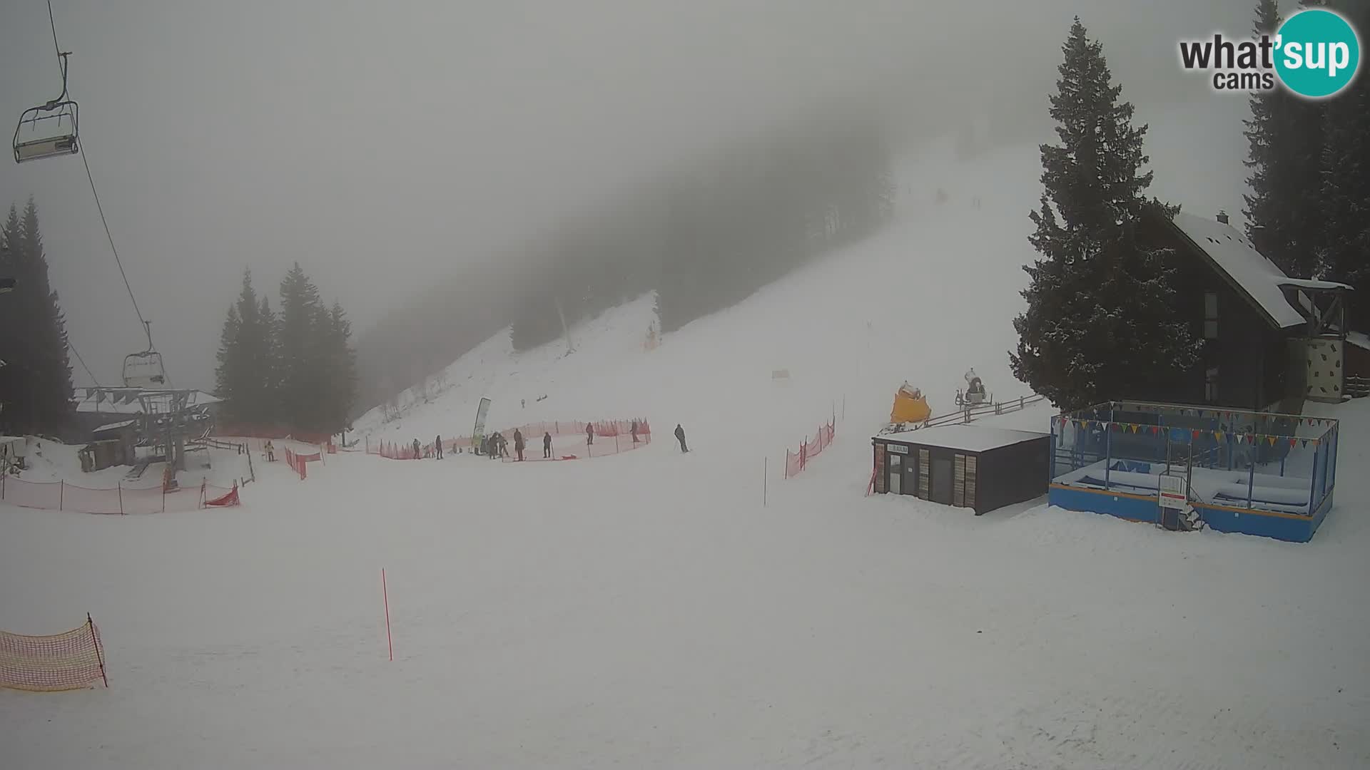 GOLTE Ski resort live webcam – view to Medvedjak – Slovenia