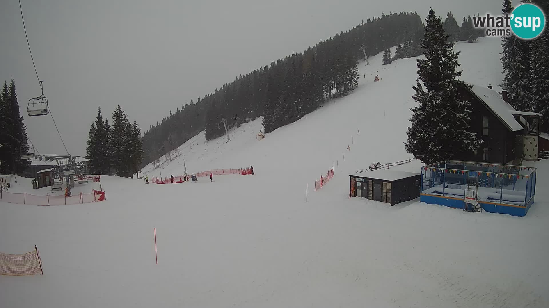 Webcam en direct de la station de ski de GOLTE – vue sur Medvedjak – Slovénie