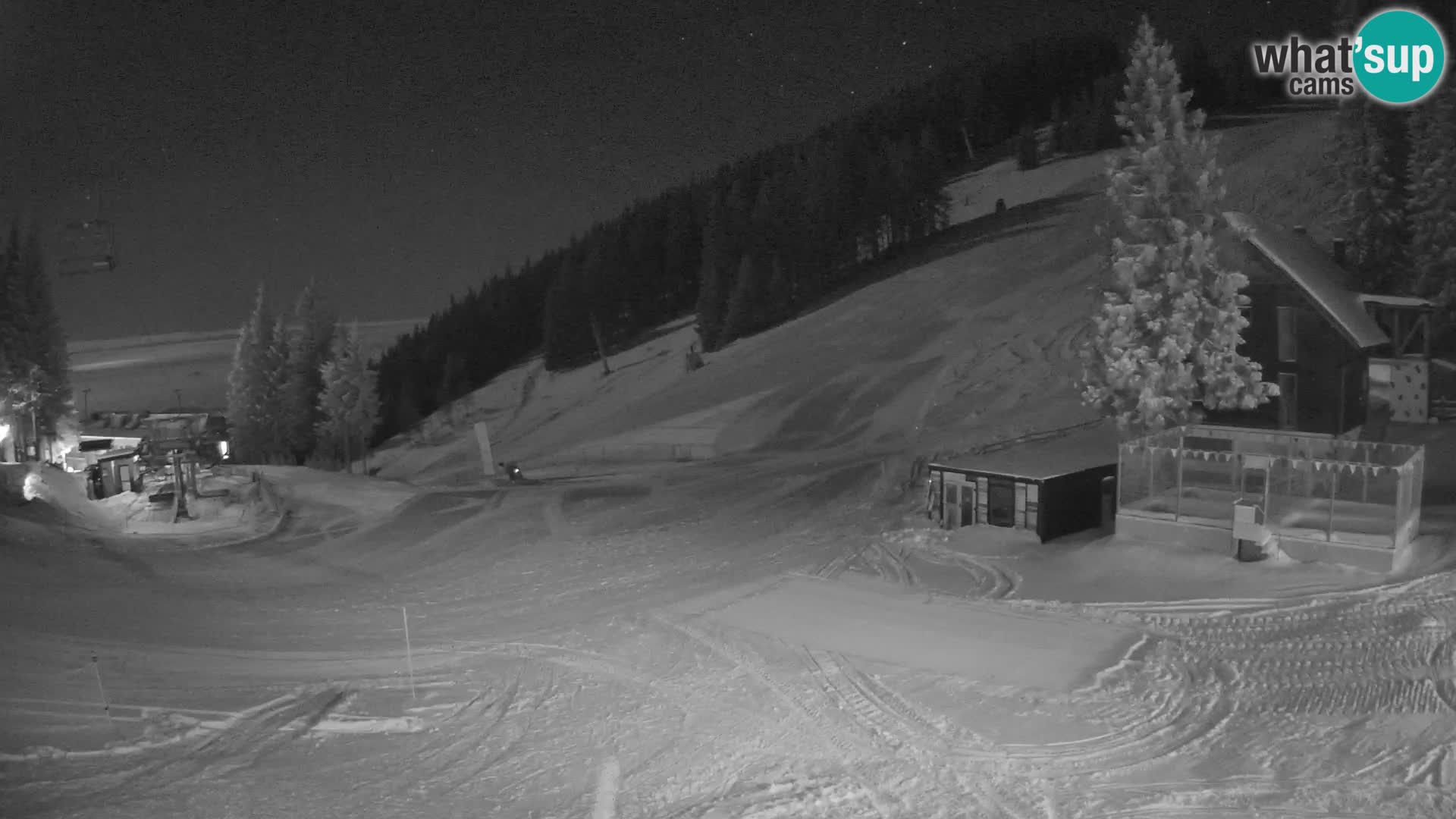 GOLTE skijalište web kamera – pogled na Medvedjak – Slovenija