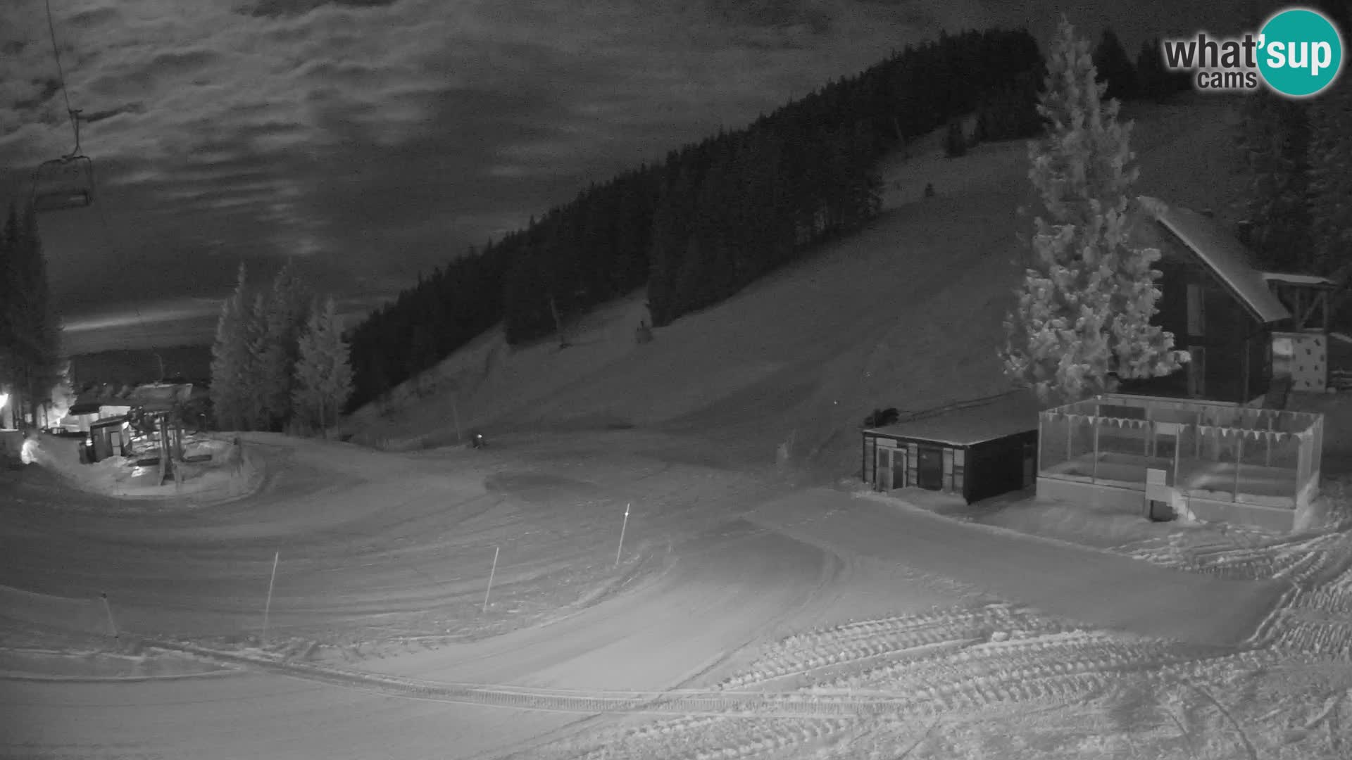 GOLTE skijalište web kamera – pogled na Medvedjak – Slovenija