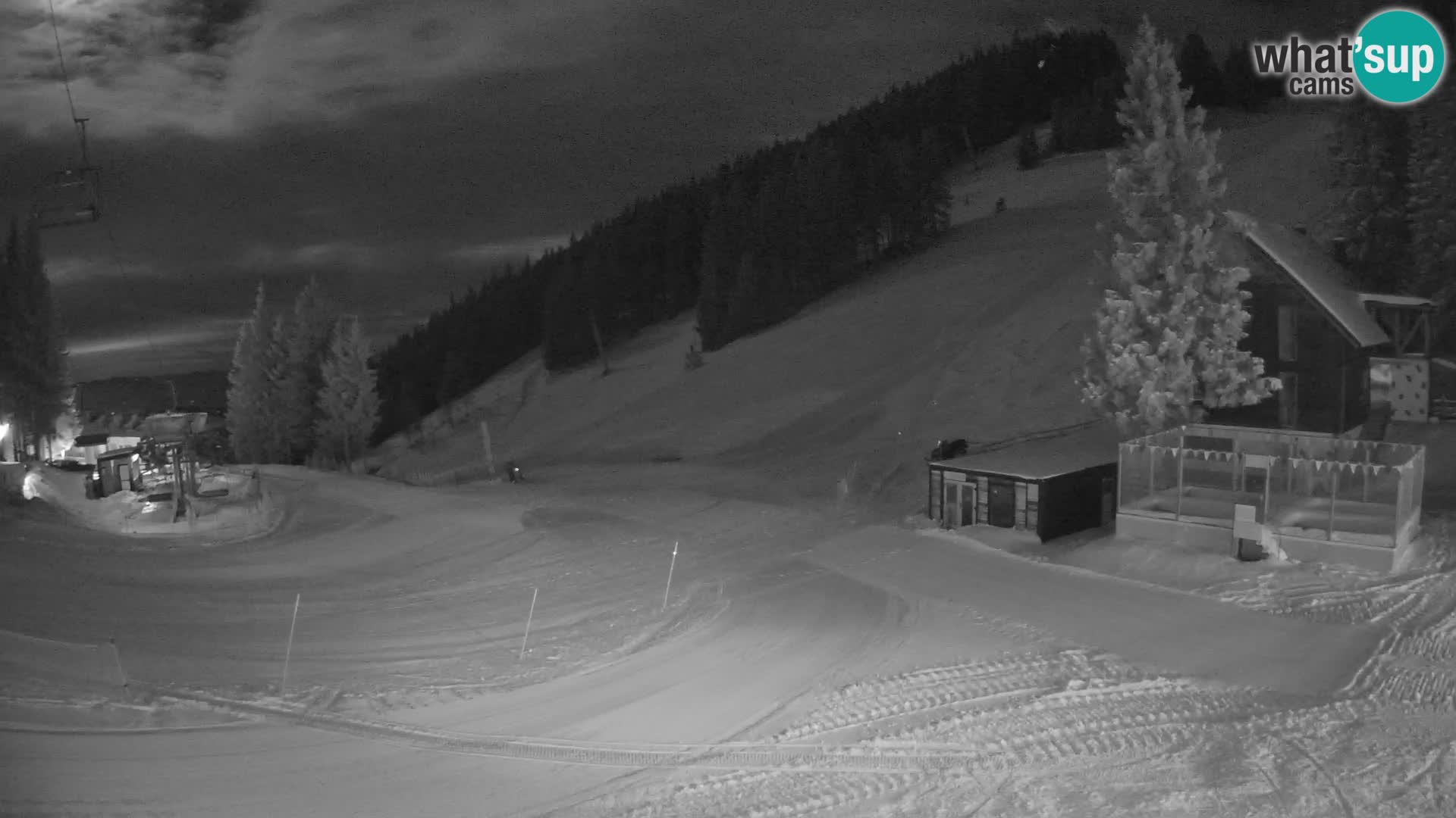 GOLTE skijalište web kamera – pogled na Medvedjak – Slovenija